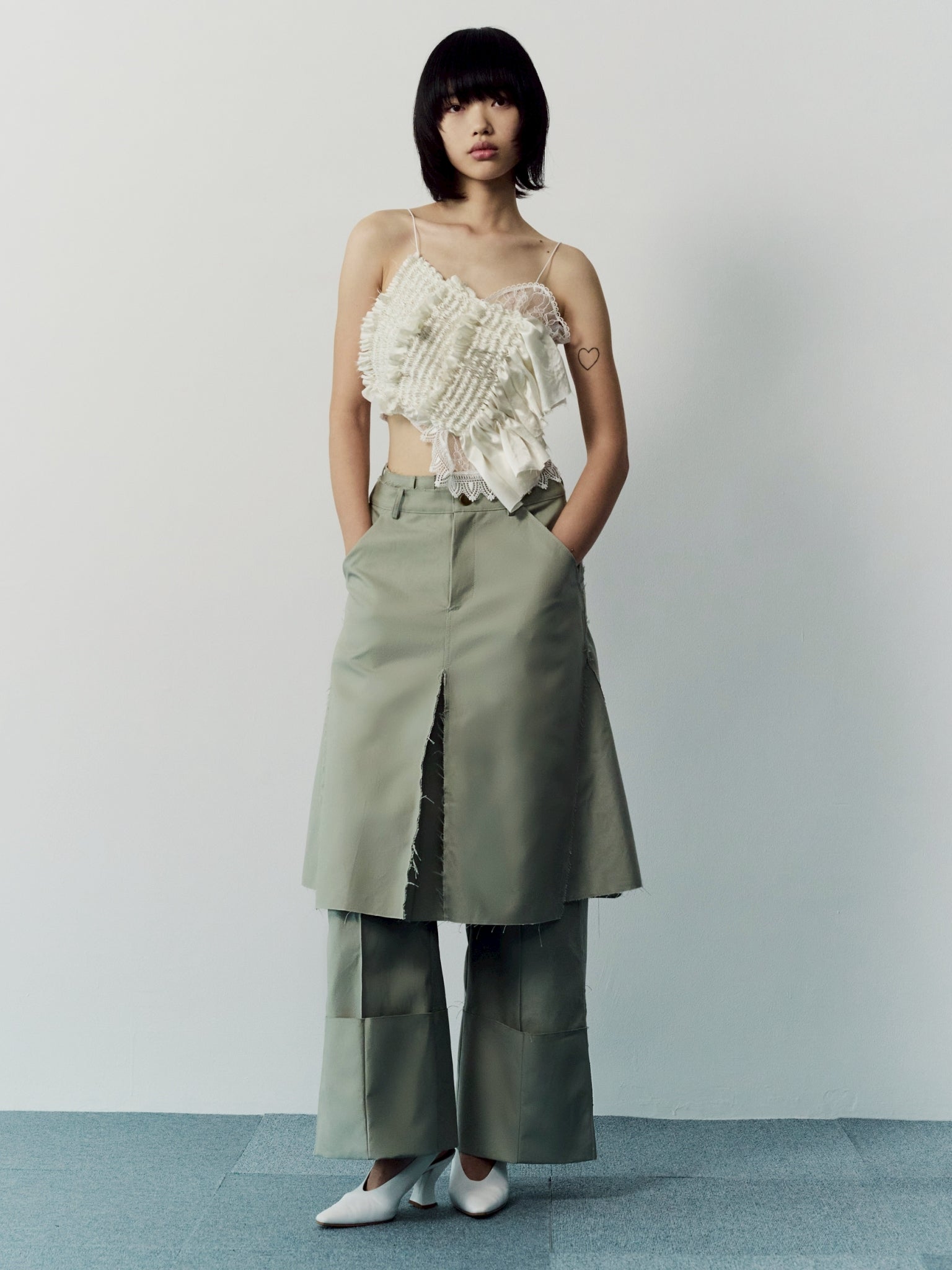 Nee flare skirt - Green