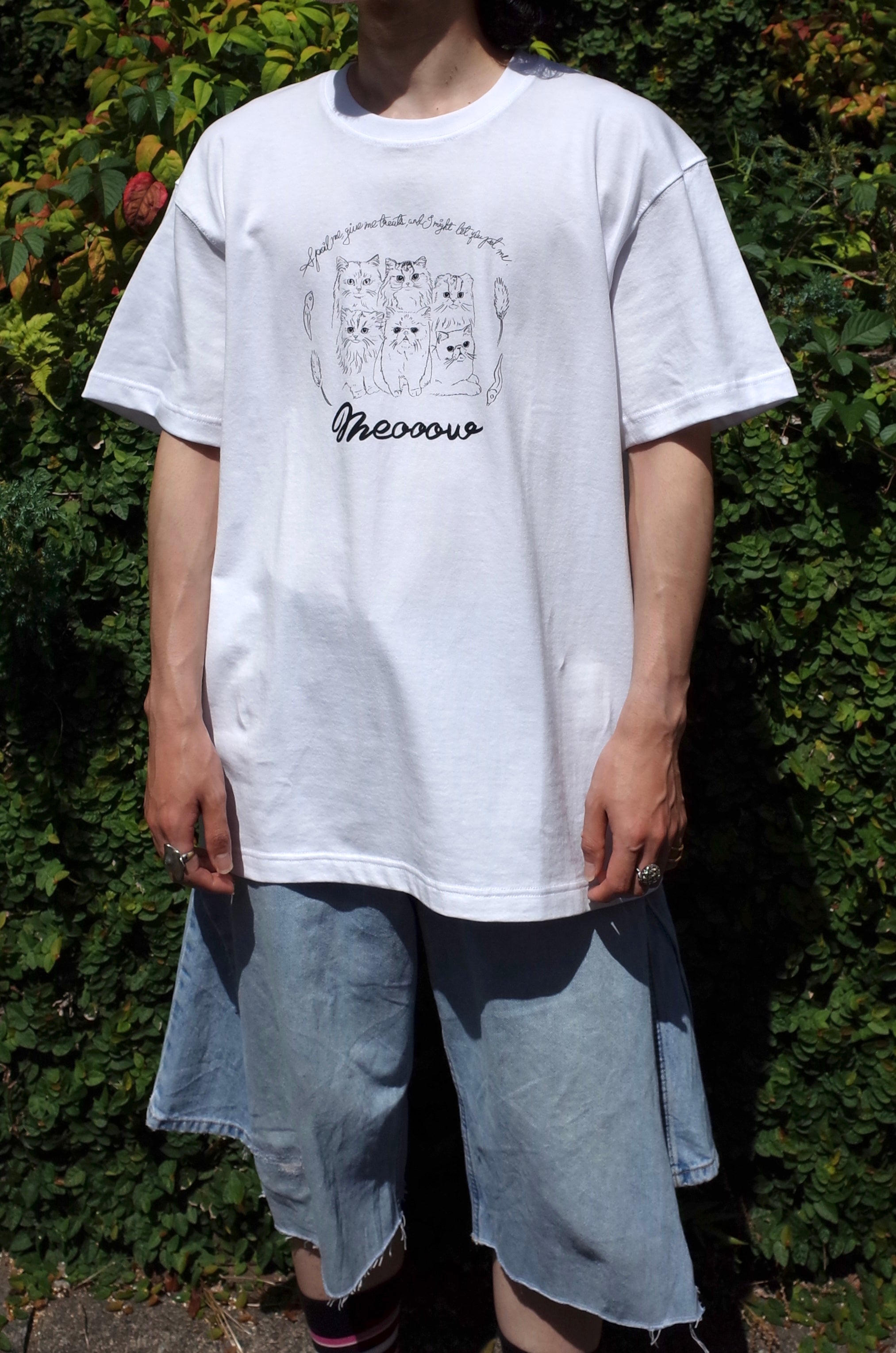 Neko tee vol.1 - White / Black