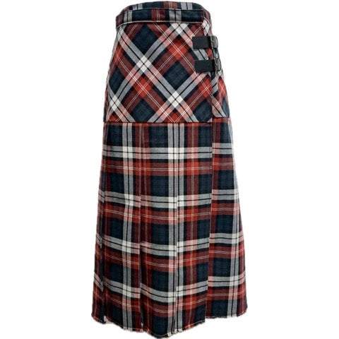 Plaid pleated skirt - Red