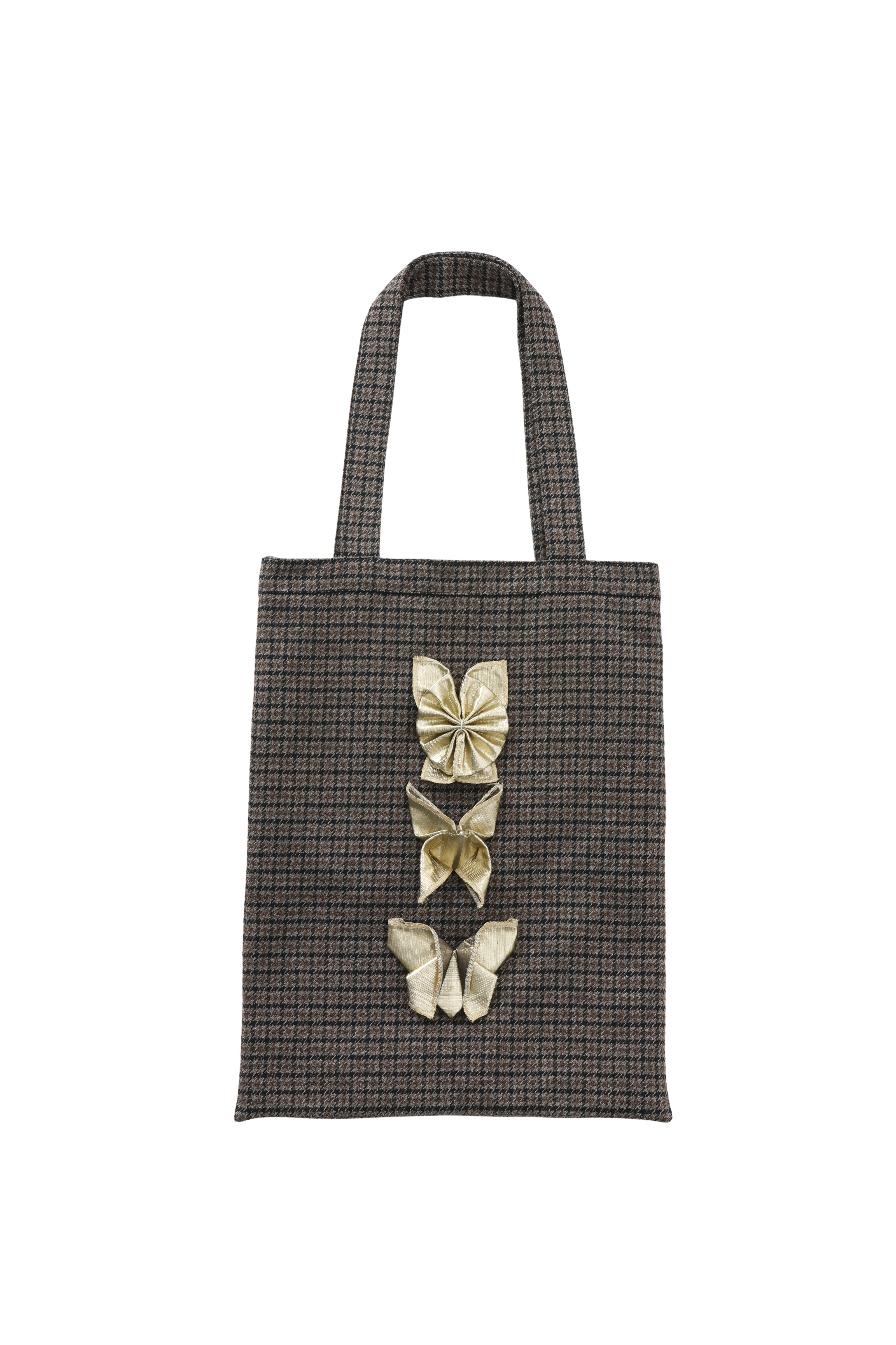 Origami totebag - Gray tweed