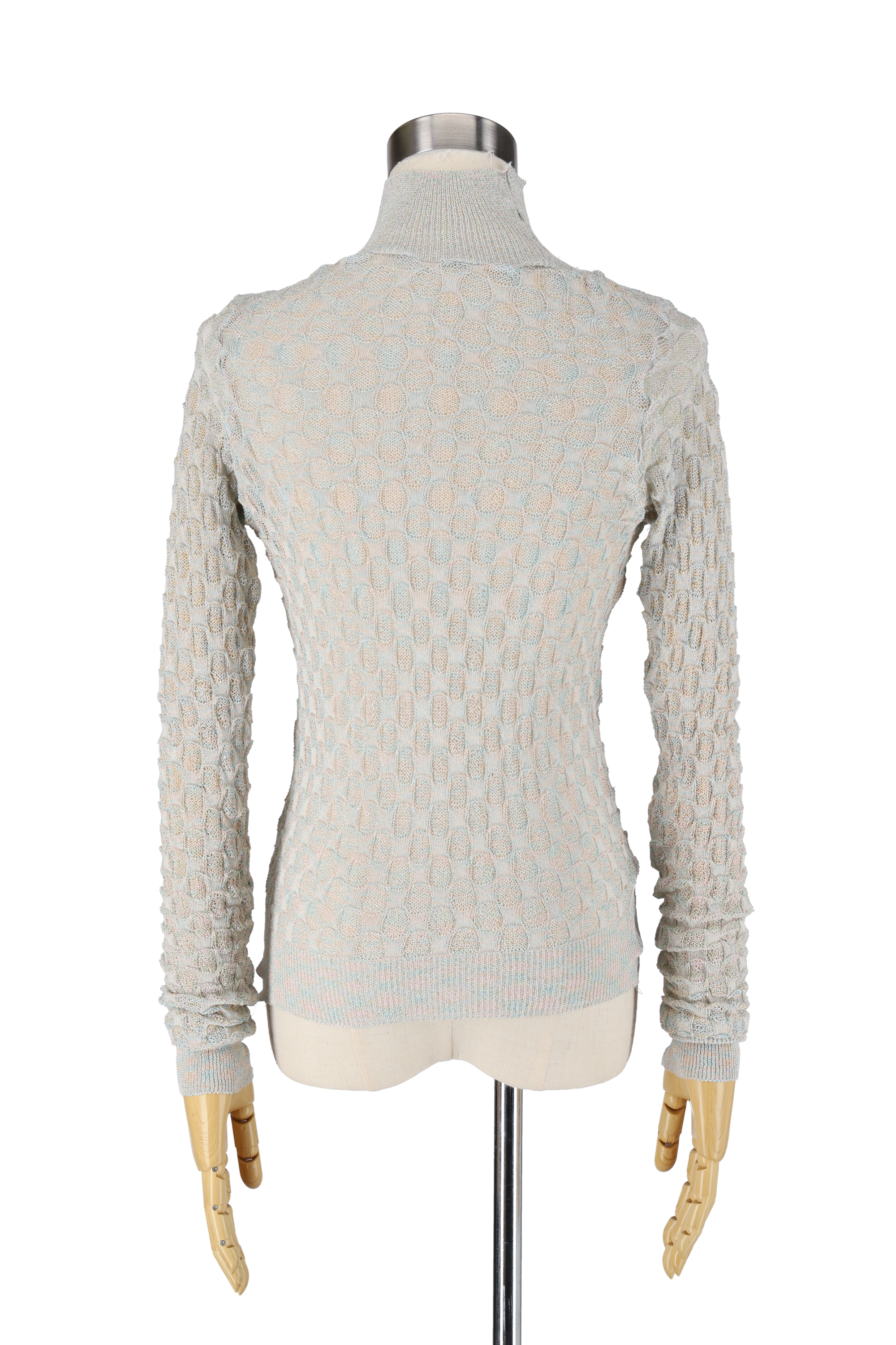 Bubble knit pullover - Ivory