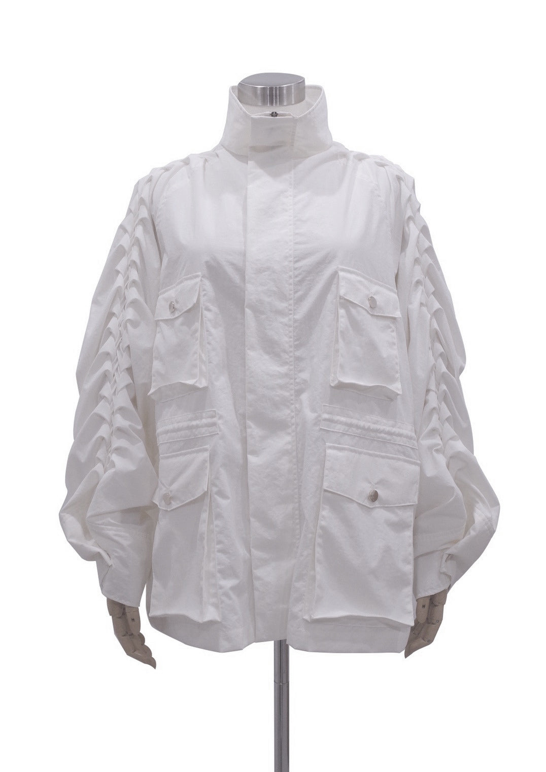 Light sheer blouson - White (Mat)