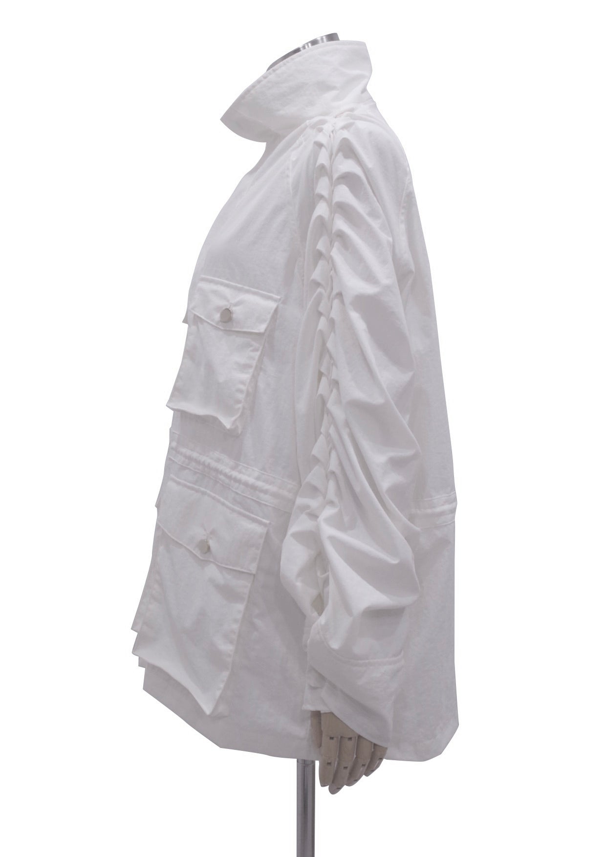 Light sheer blouson - White (Mat)