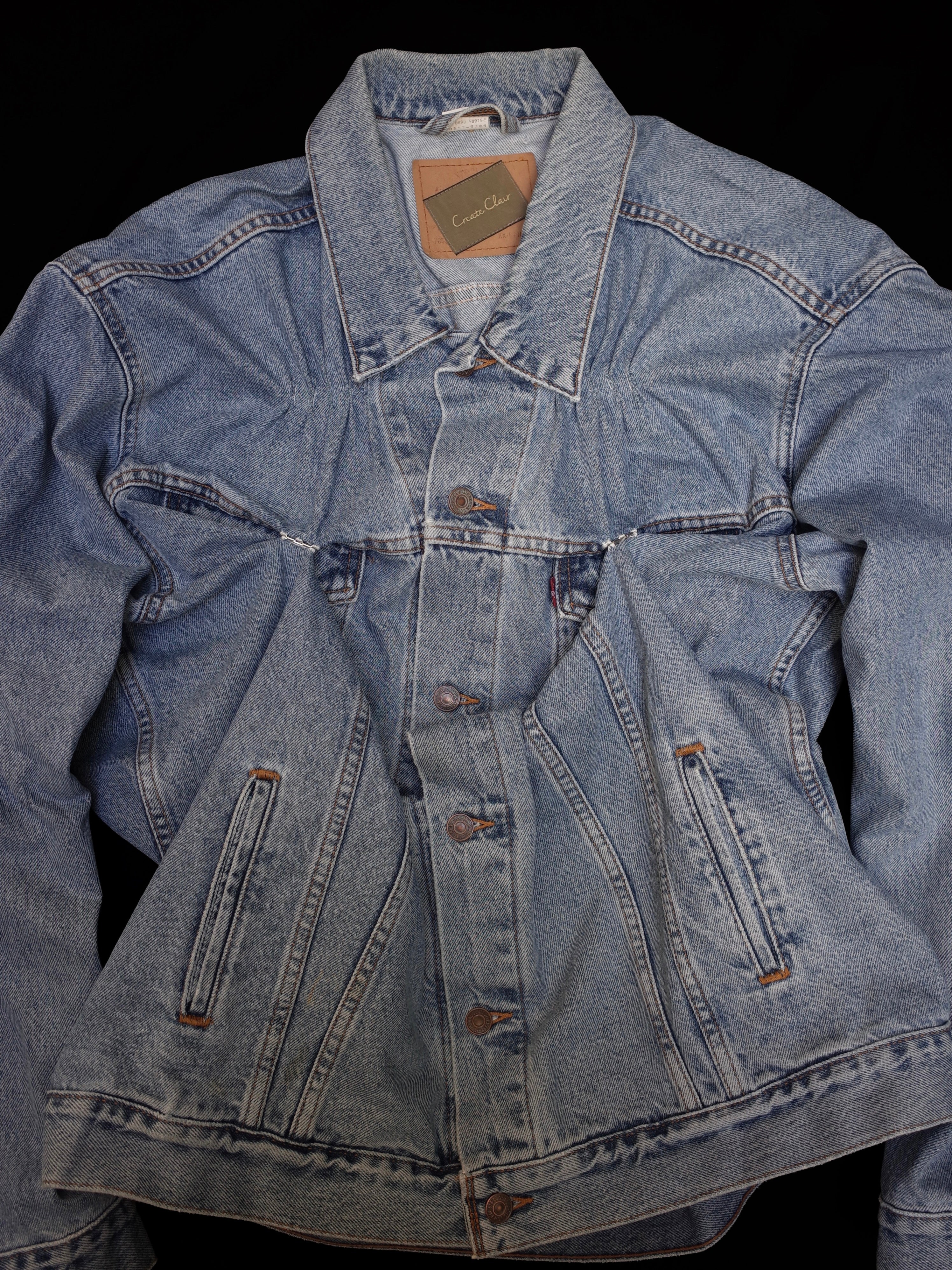 ATELIER by Create Clair / Remake denim jacket - Blue