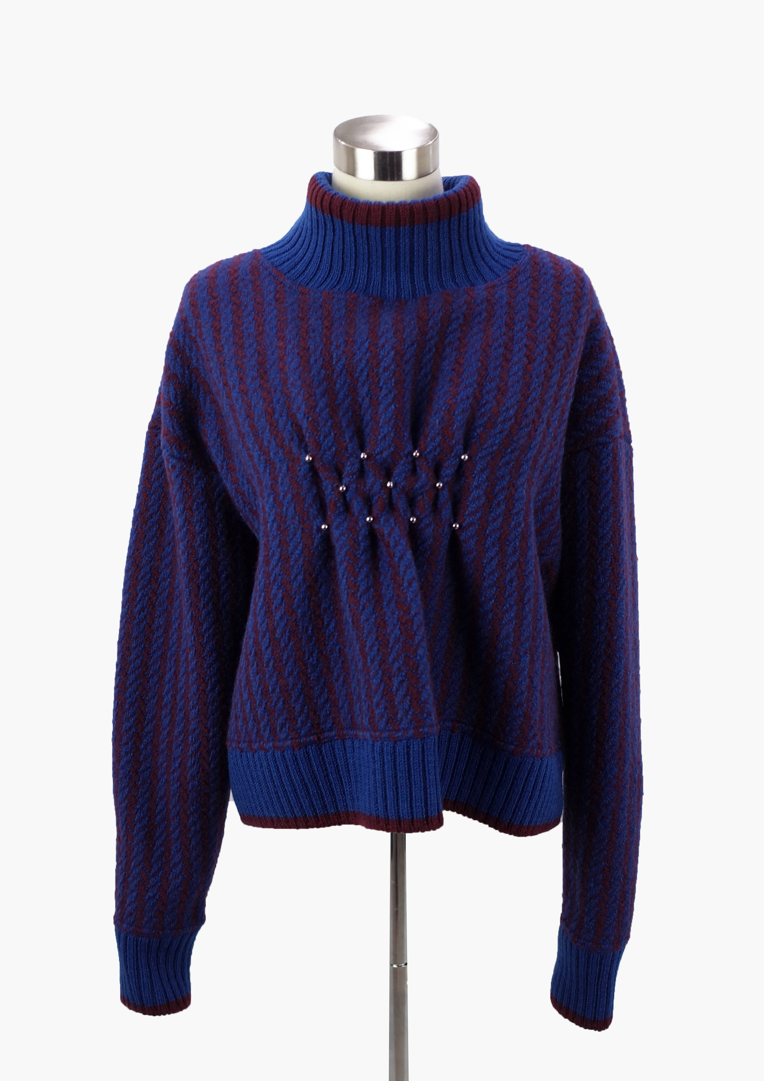 Frottage refine knit pullover