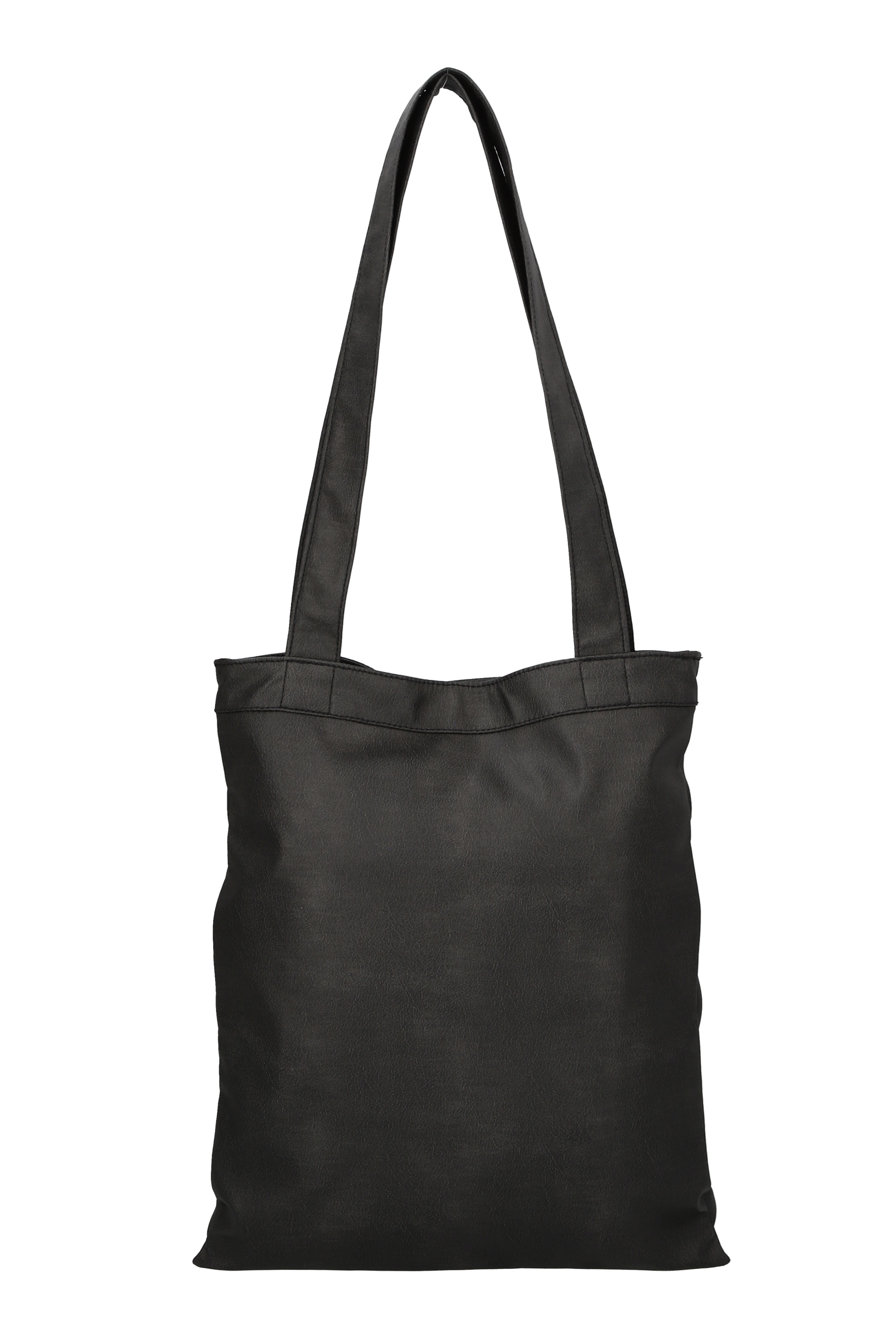 Undulating tote bag S - Black