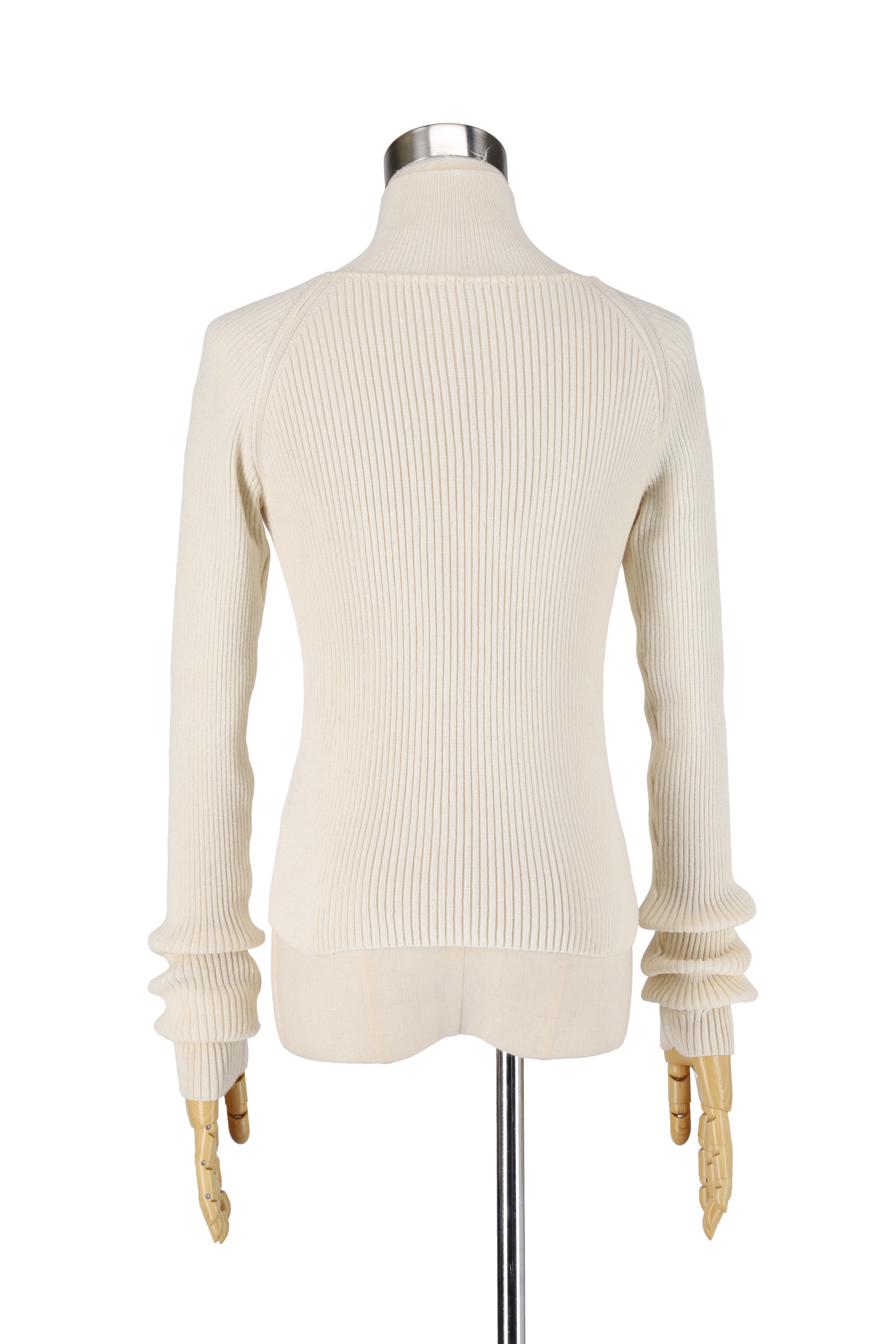 Bubble rib cardigan - Ivory