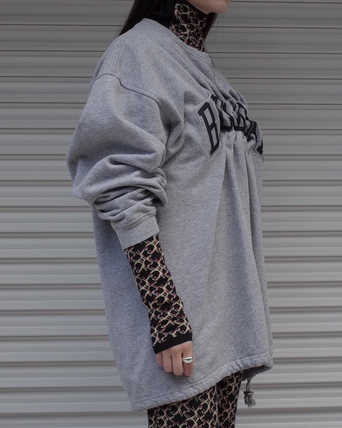 ATELIER by Create Clair / Remake Smocking Sweat - 1 - Gray