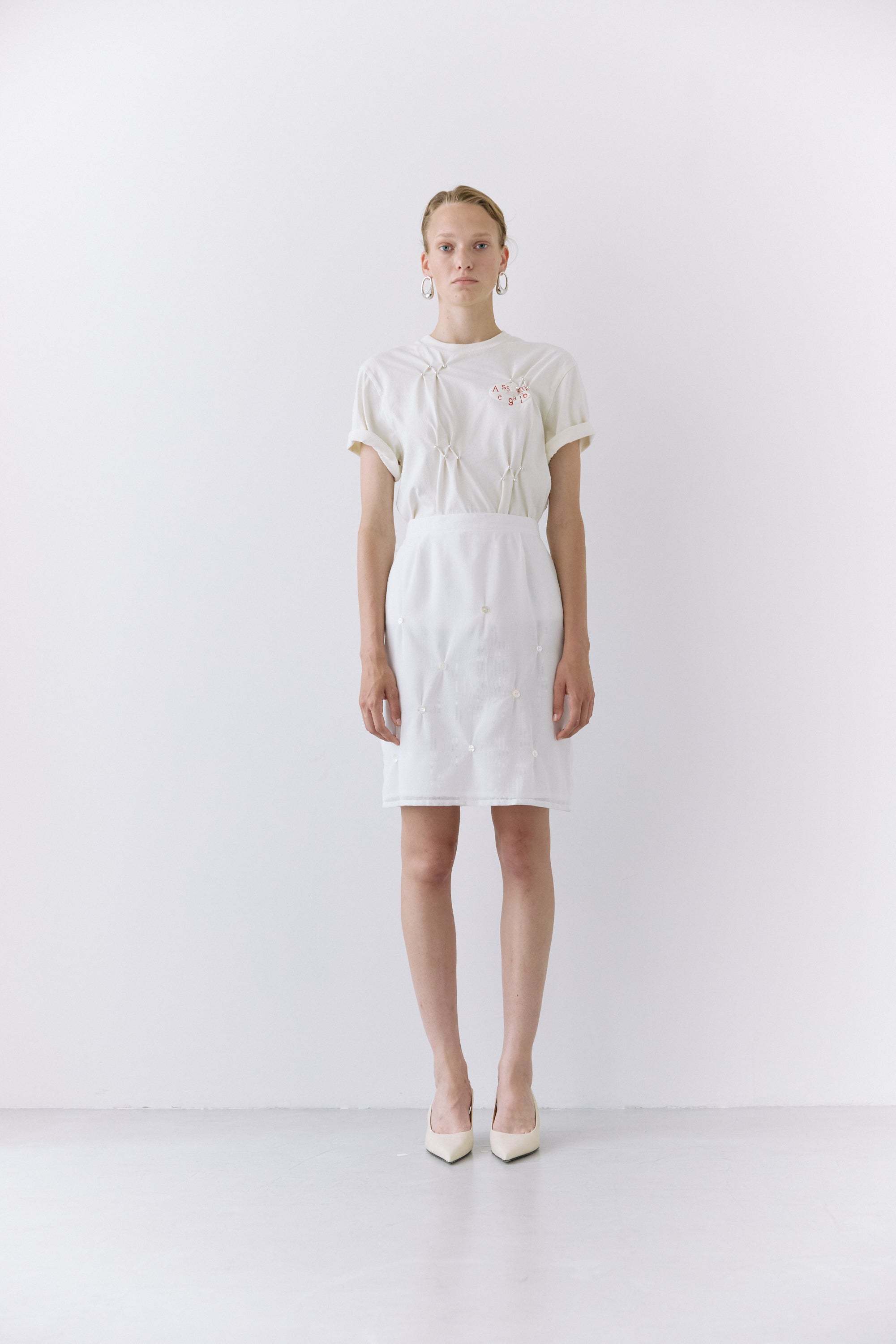 Assemblage smocking Tee - Black