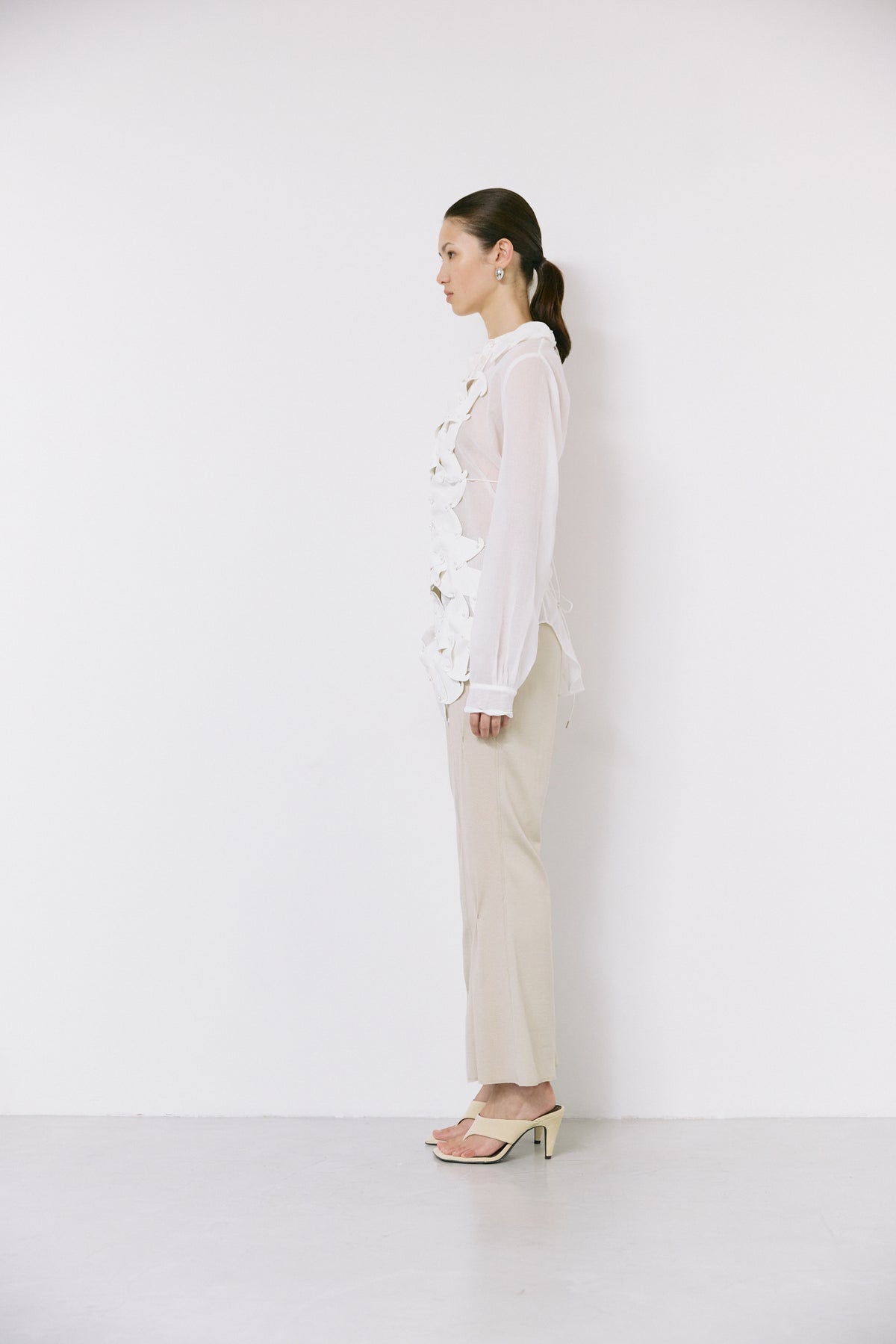 Puzzle assemble apron - Off-white