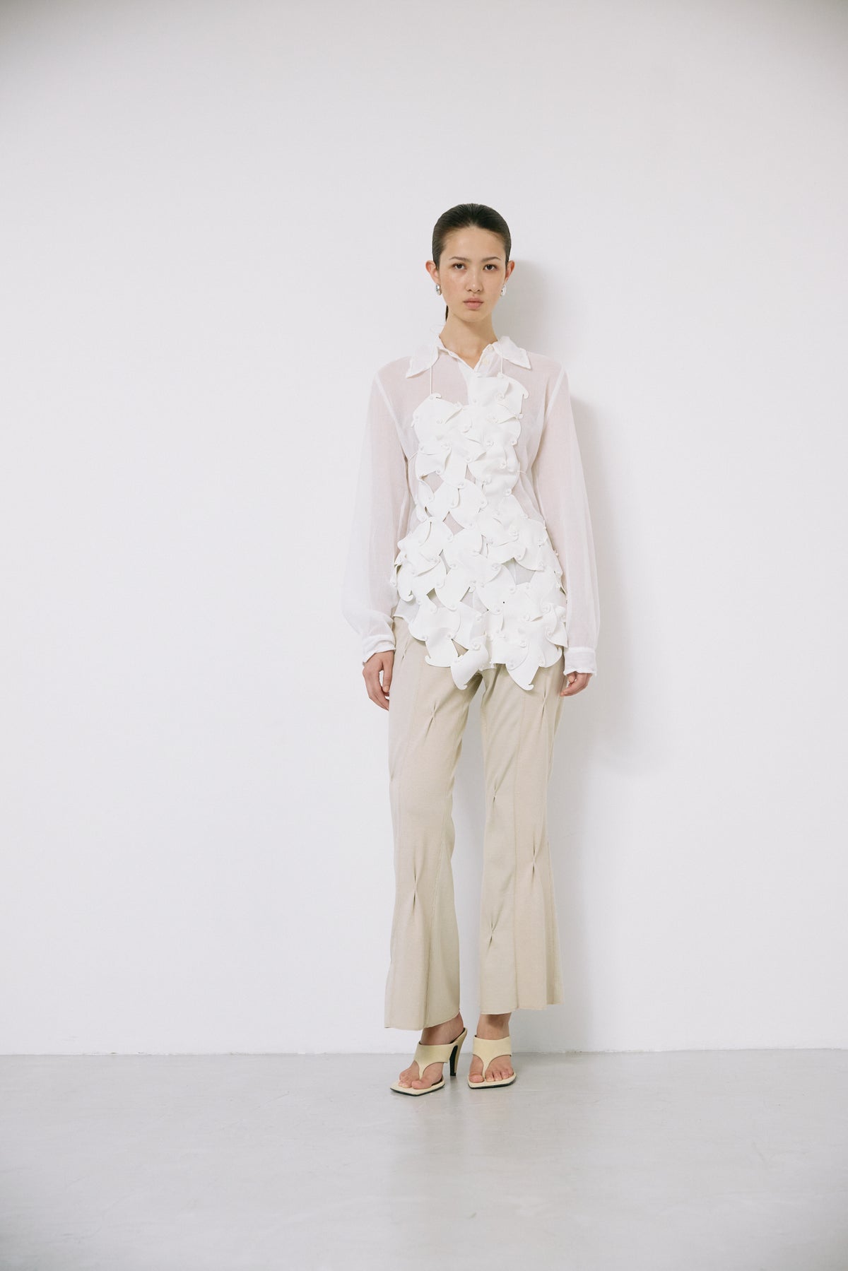 Puzzle assemble apron - Off-white