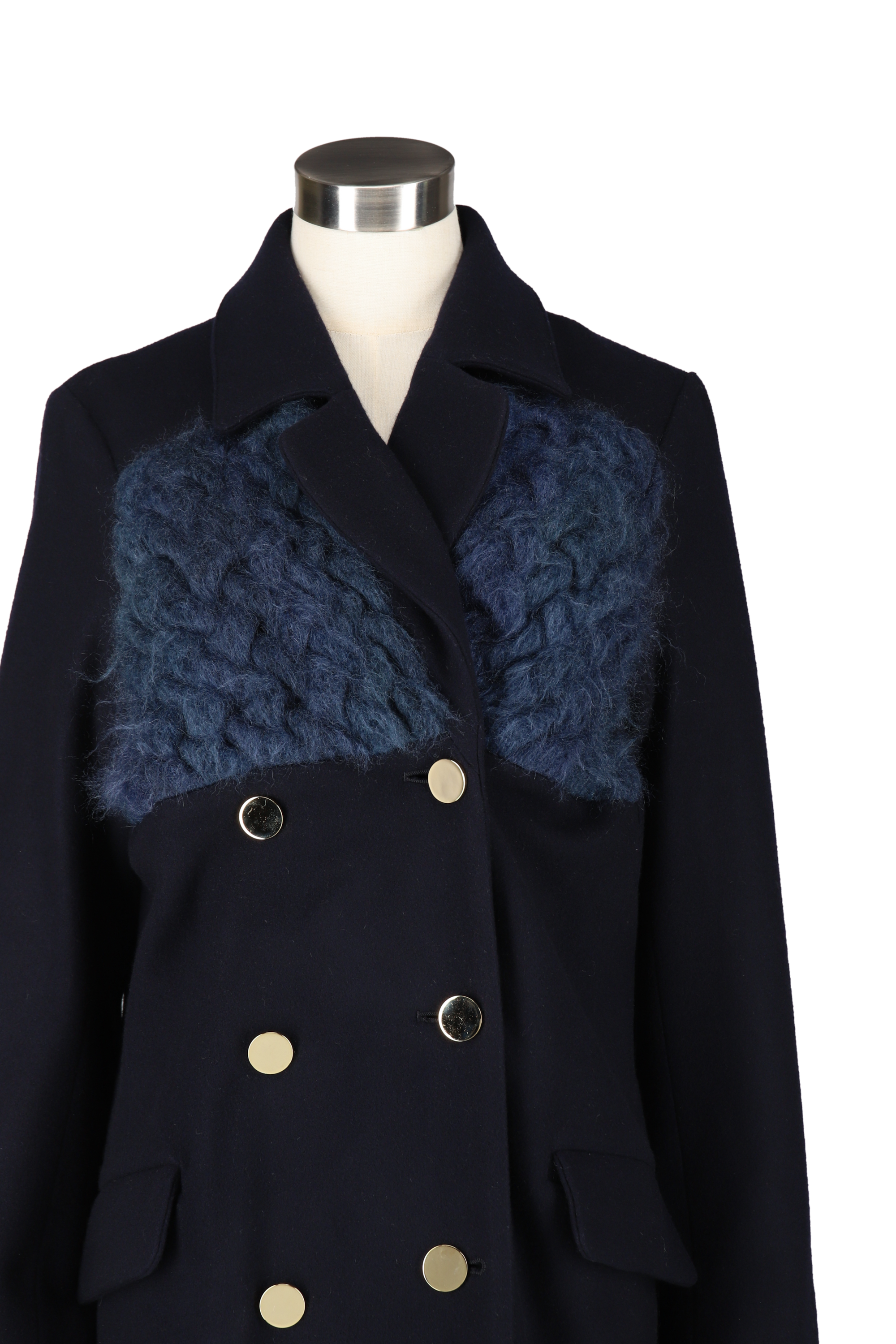 Long chester coat - Blue