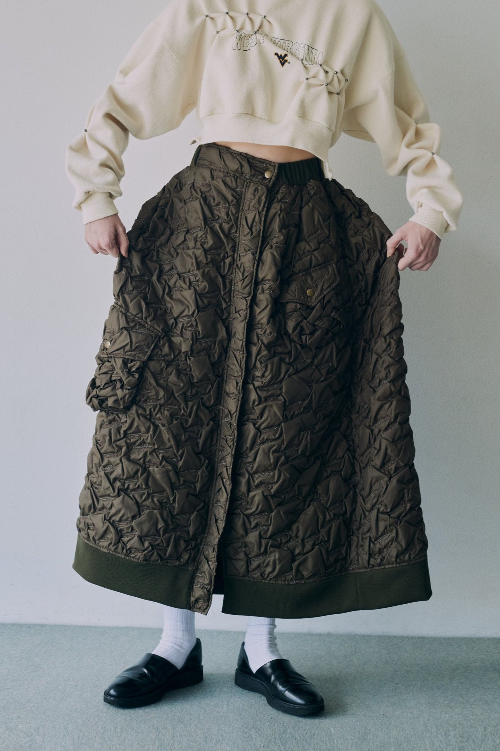 Military pocket skirt - Khaki