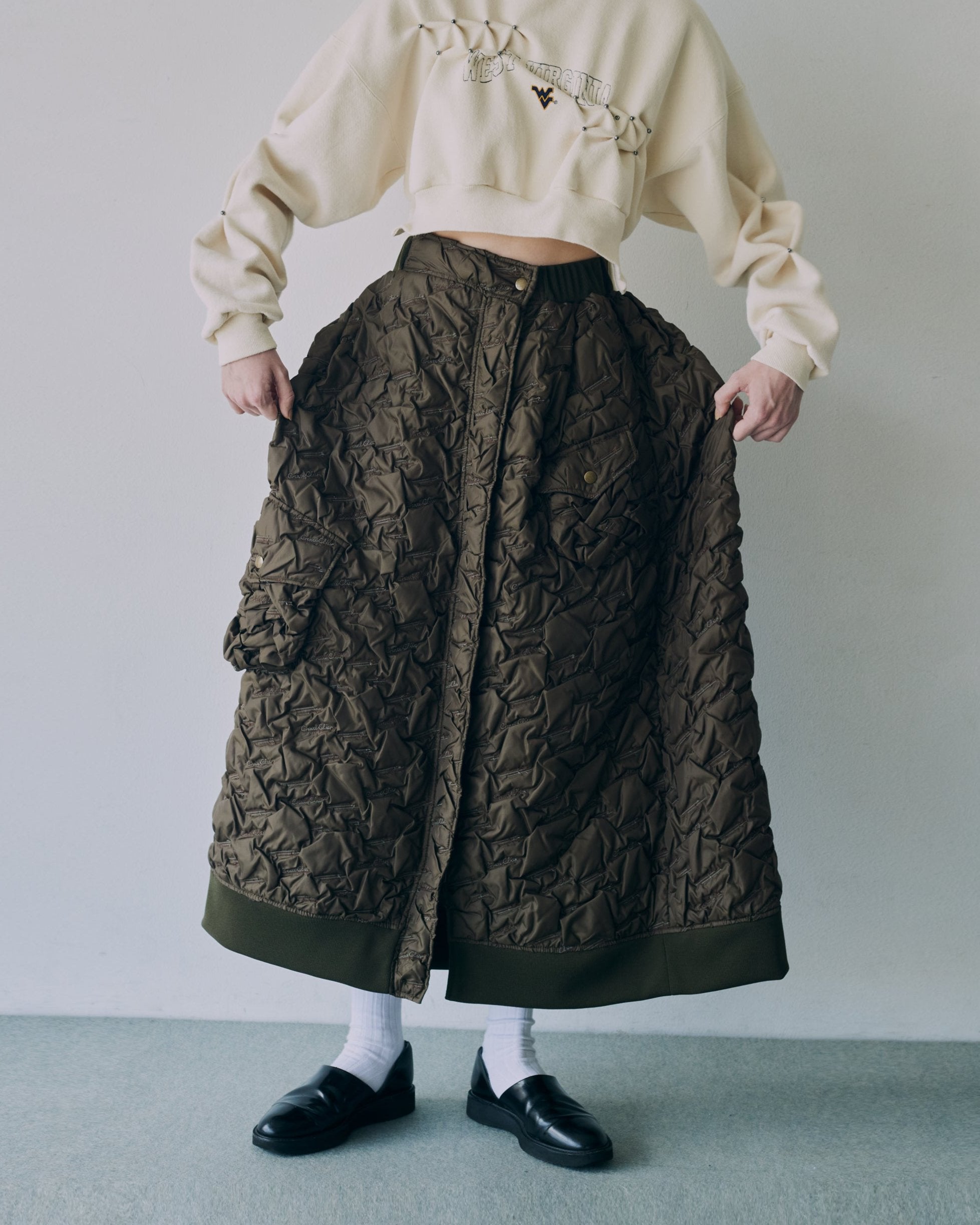 Military pocket skirt - Khaki