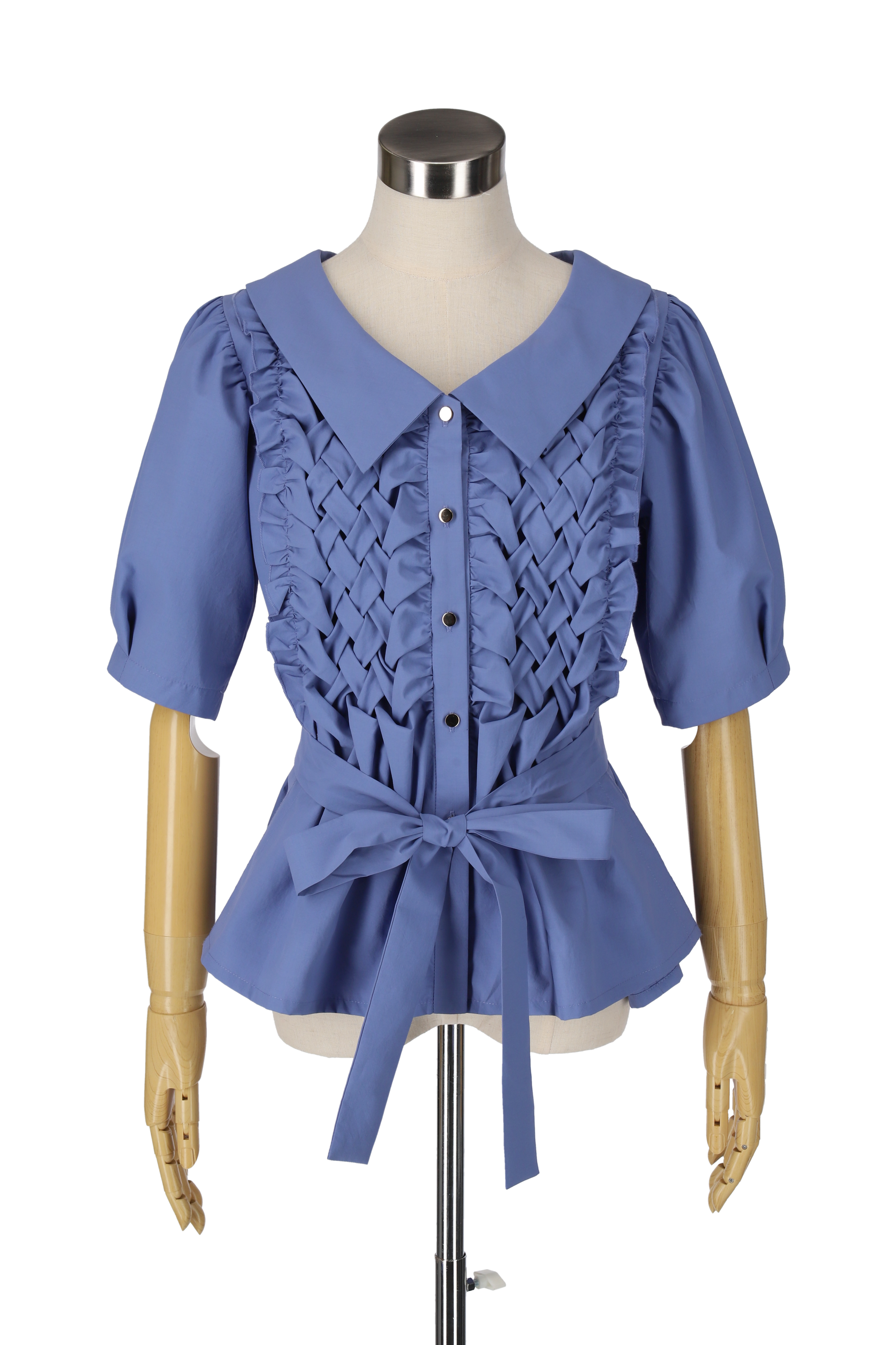 Peplum blouse - Blue