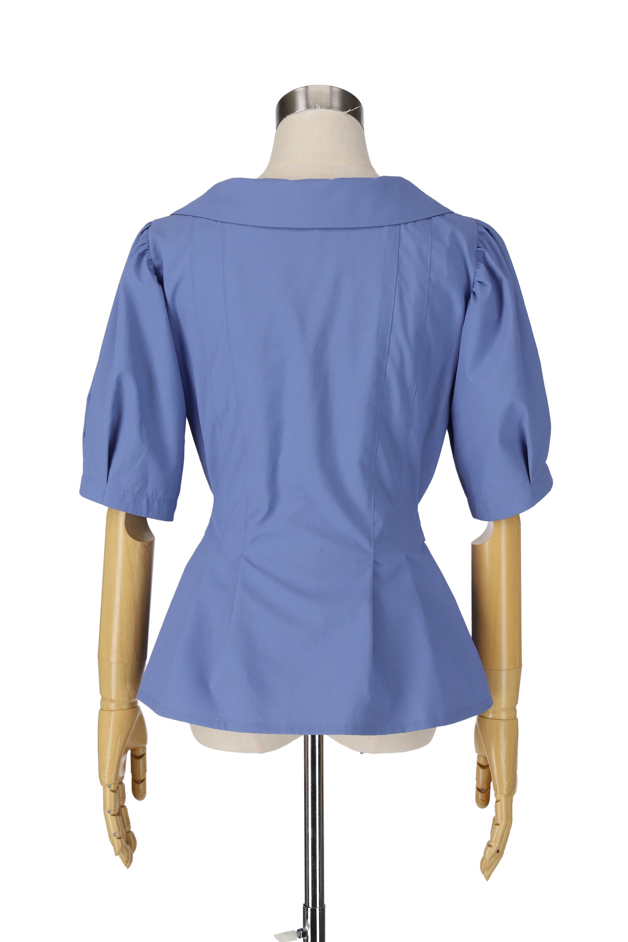 Peplum blouse - Blue