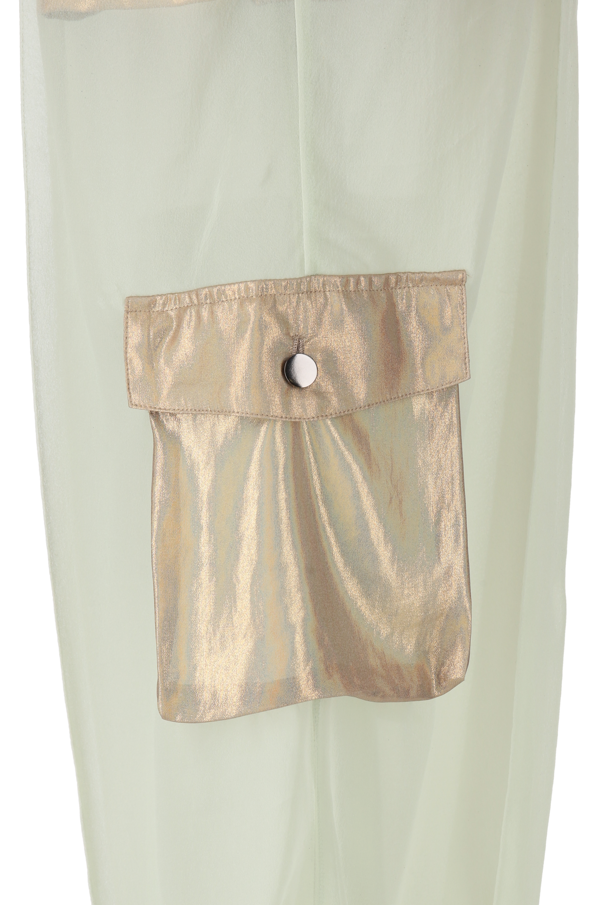 See-through pants - Aurora Gold