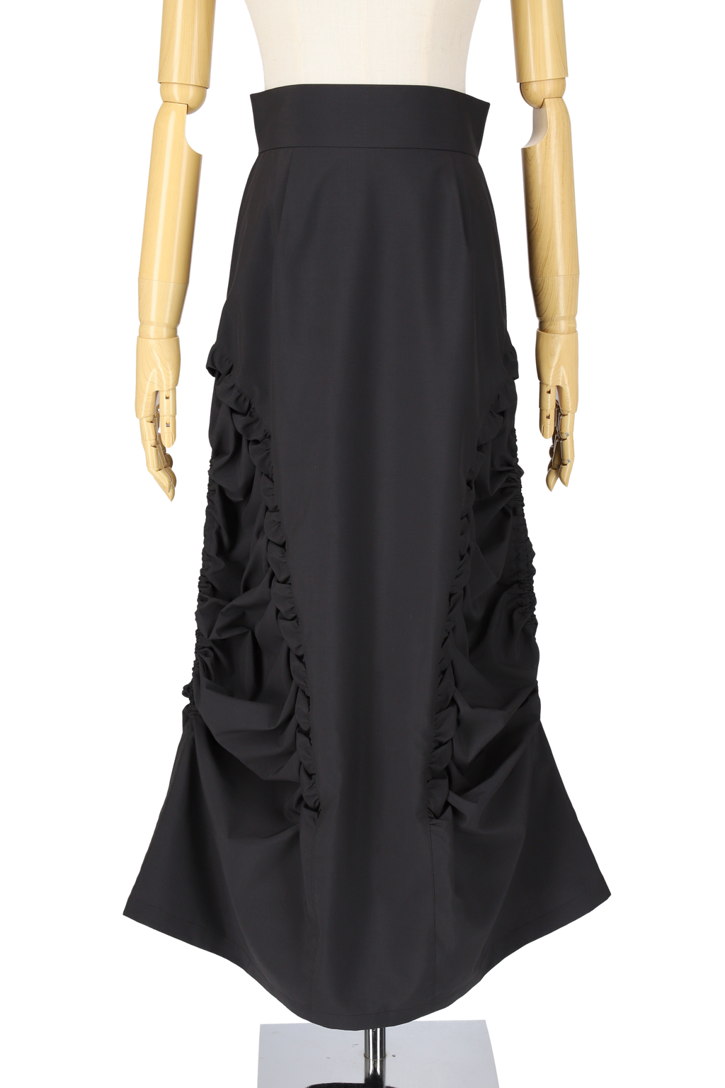 TYPESERVICE ♥ Asymmetrical Shirring Skirt/追跡付 Asymmetry shrring skirt | OLNE NUE
