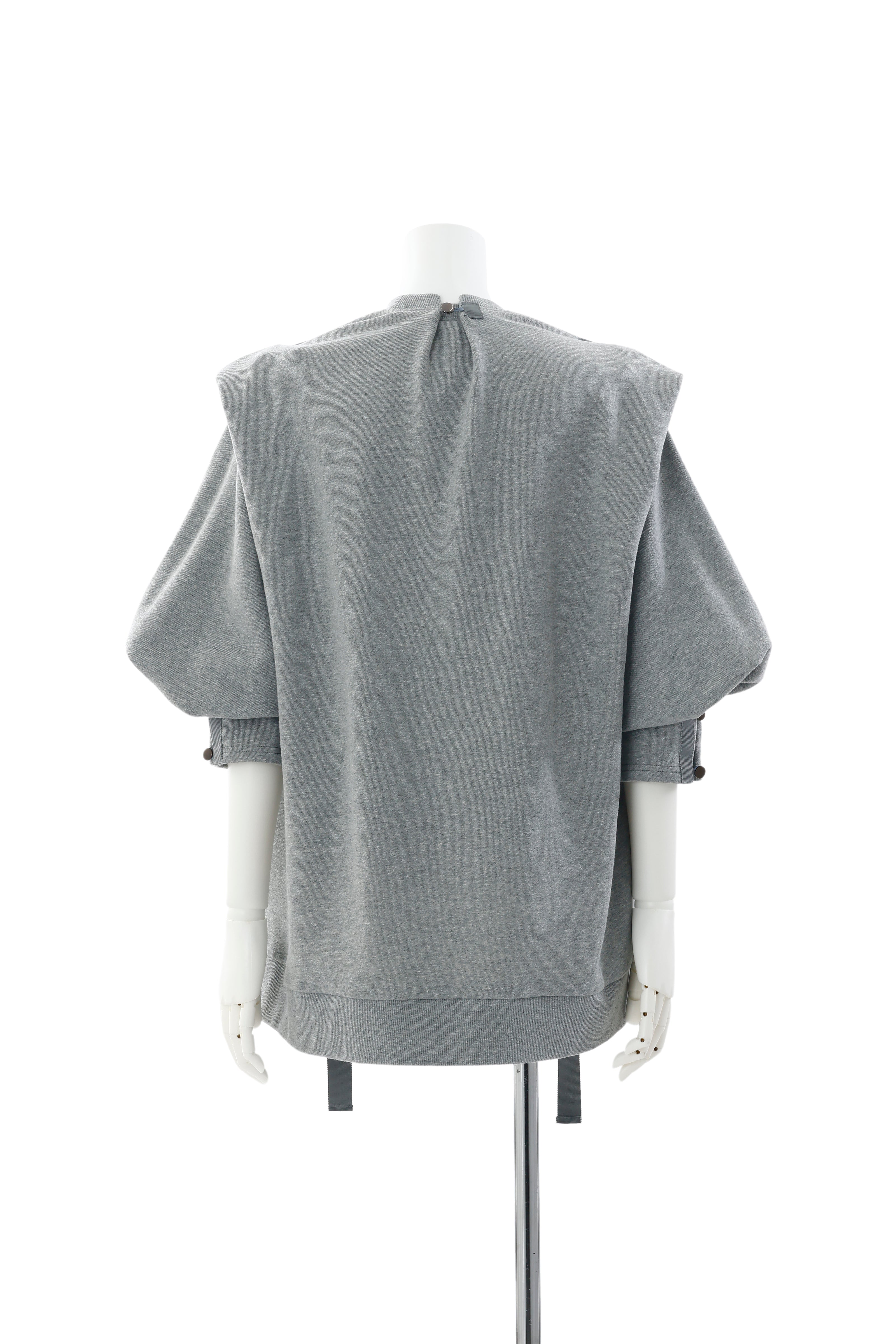 Gather sweat pullover - Gray