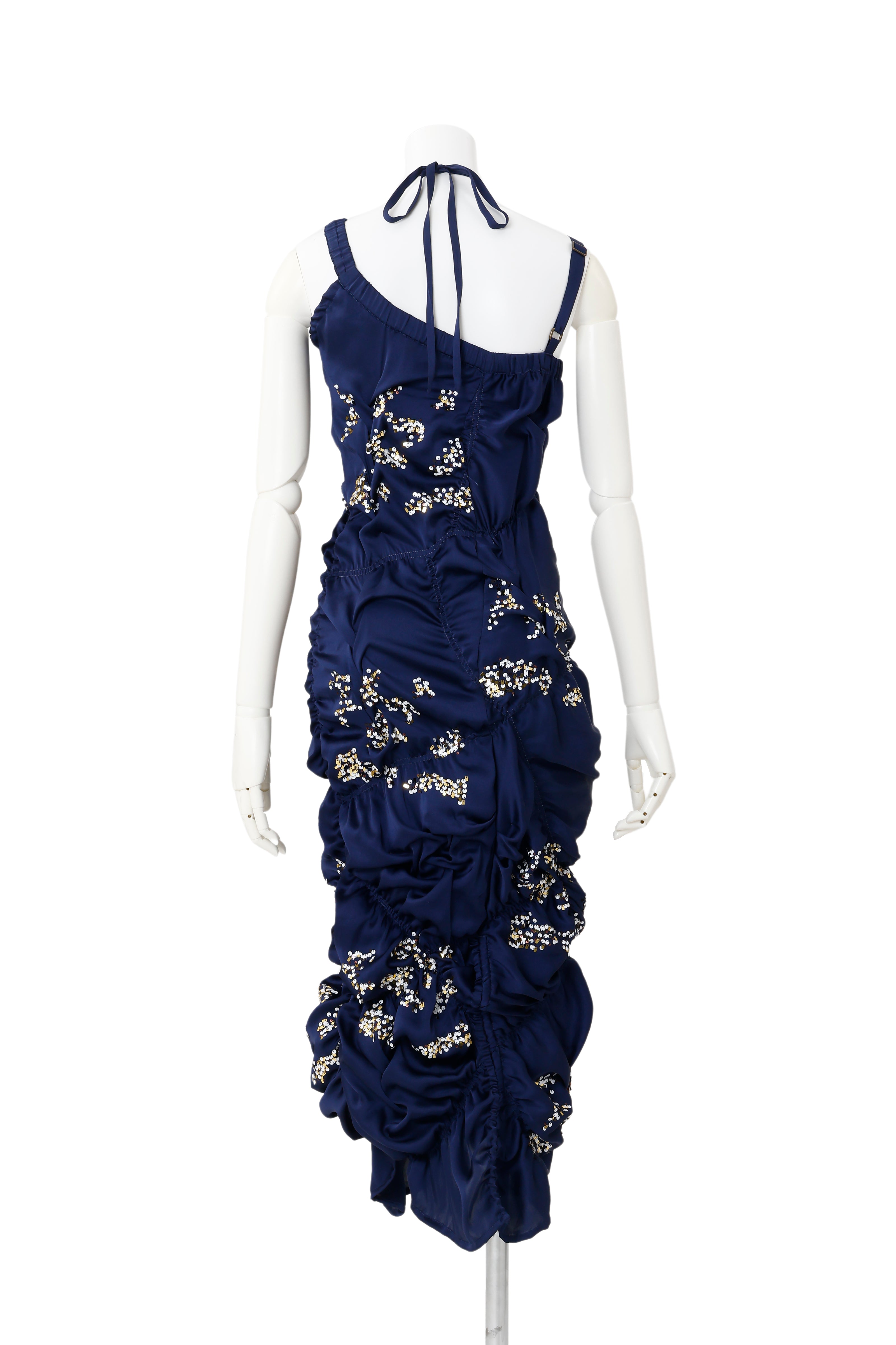 Drape fit dress - Navy