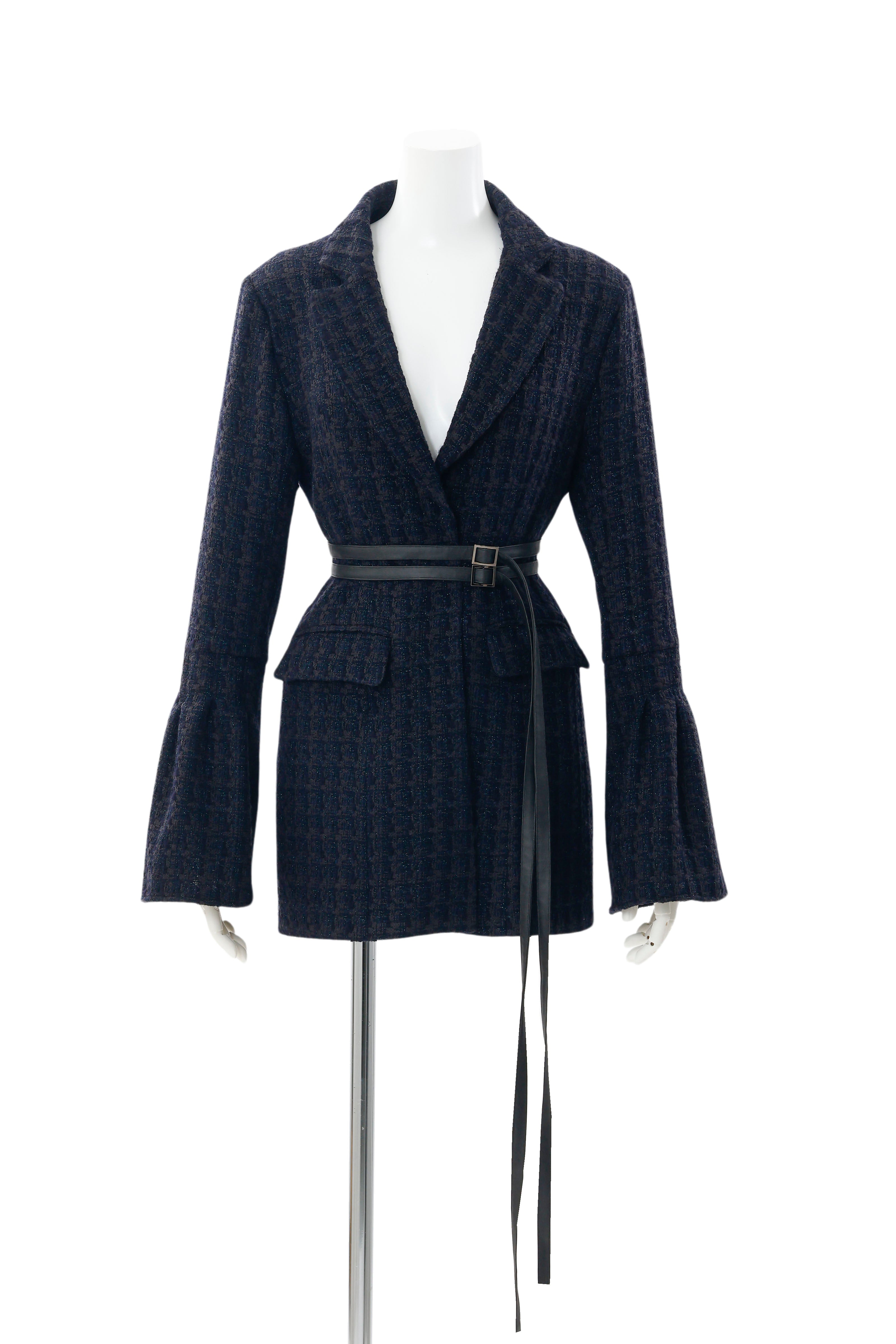 Bon sleeve belt jacket - Tweed