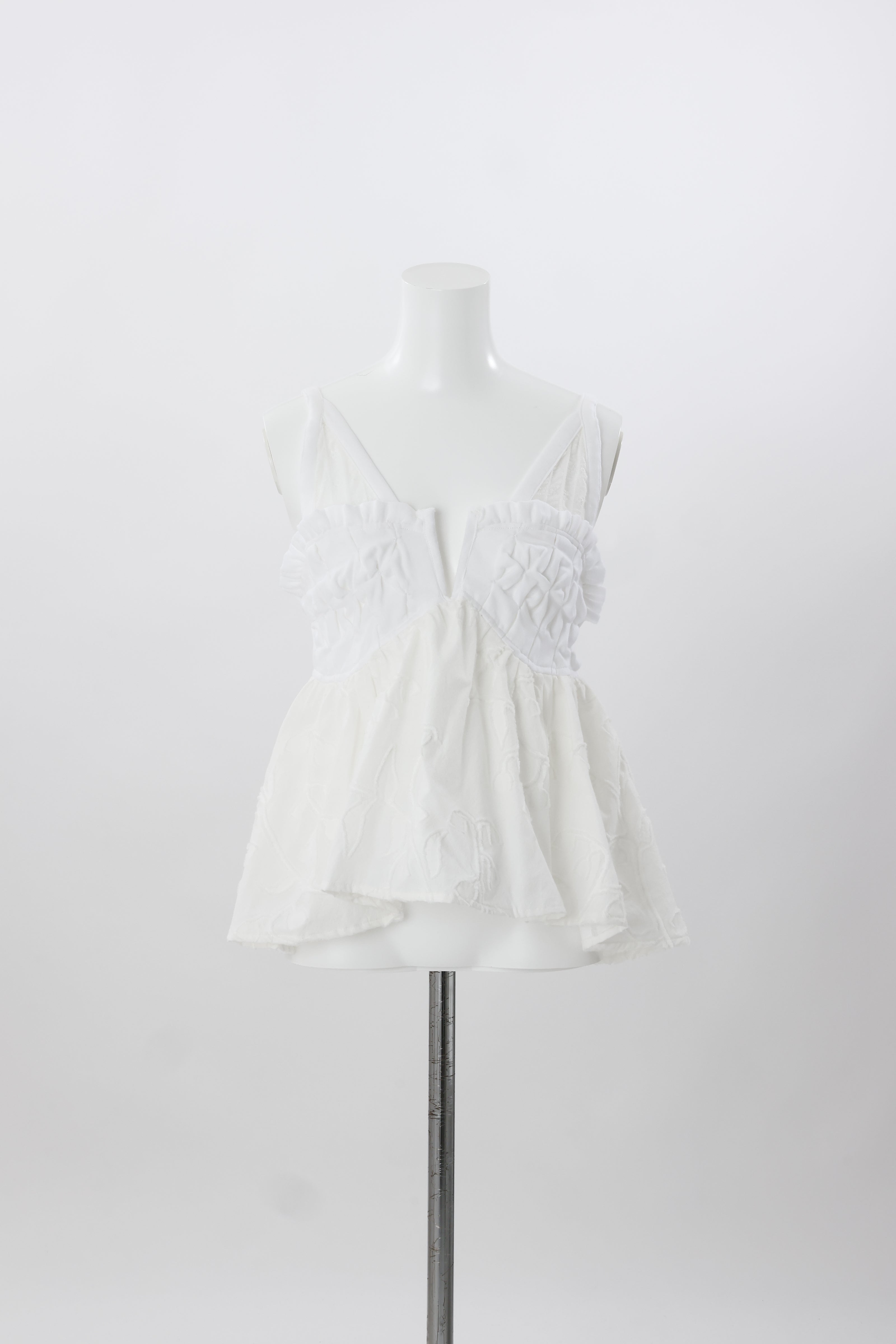 Petal bustier - White