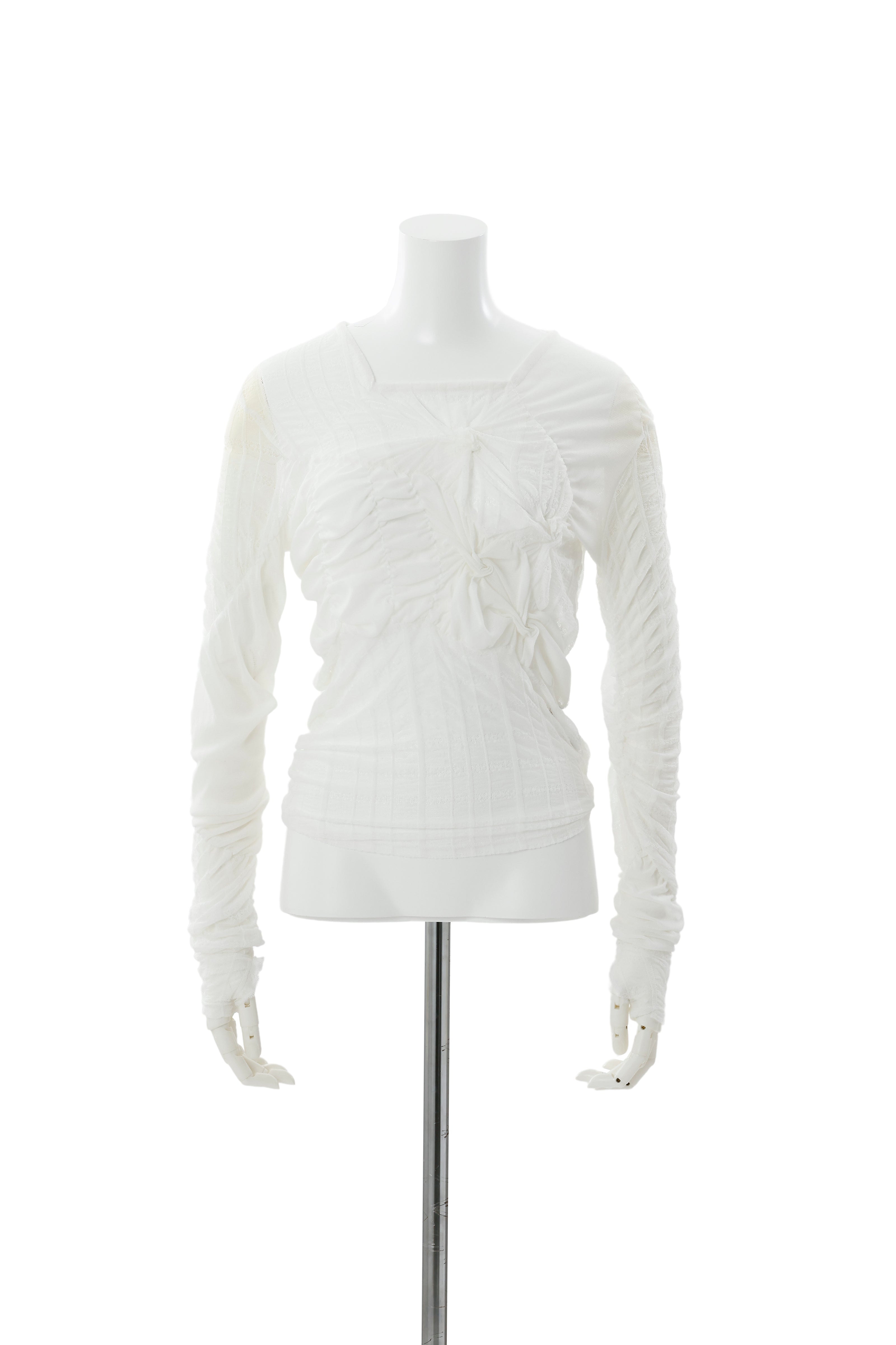 Garden bouquet pullover - white