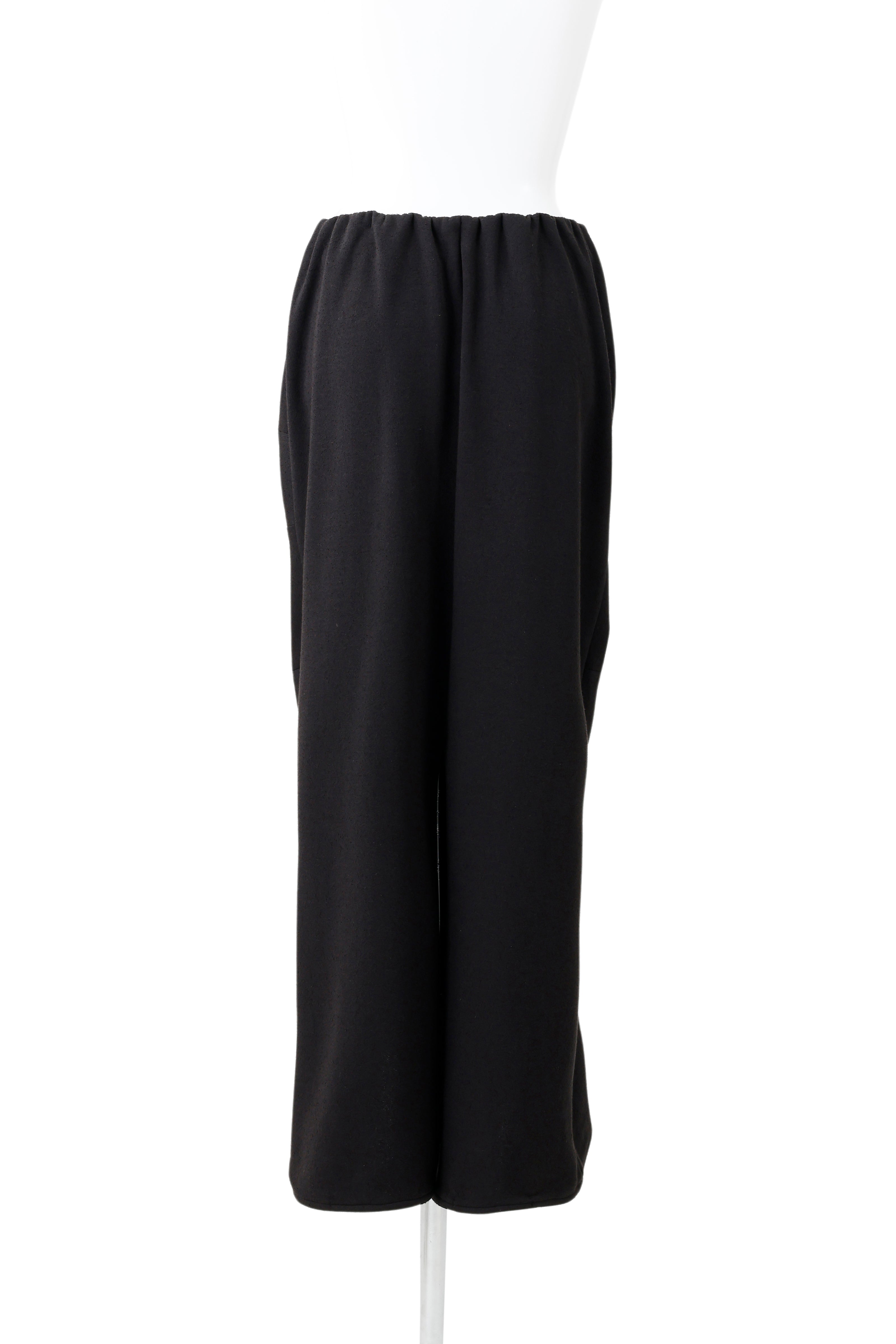 Design twist long skirt - Black