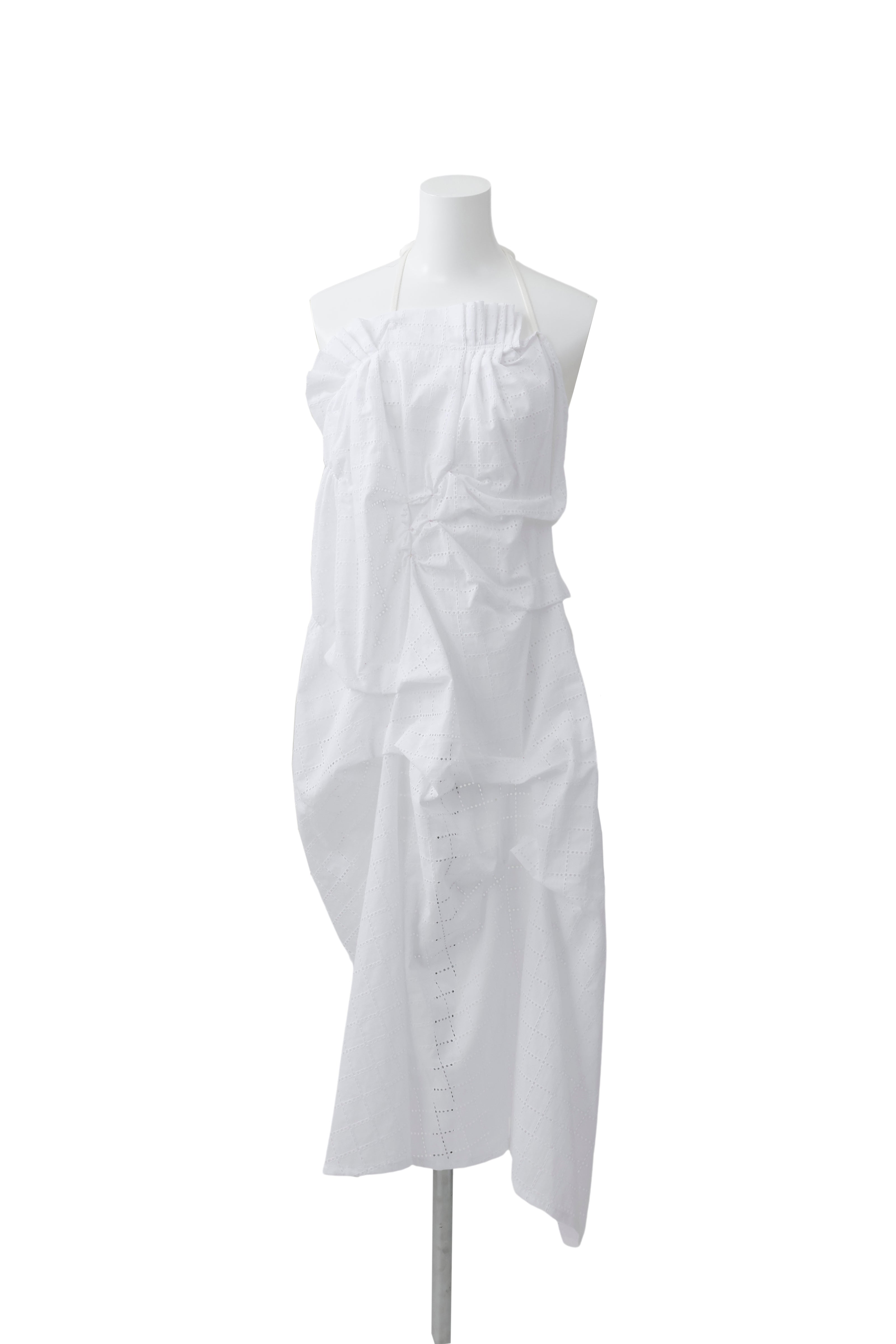 Sprouting drape apron dress - Lace