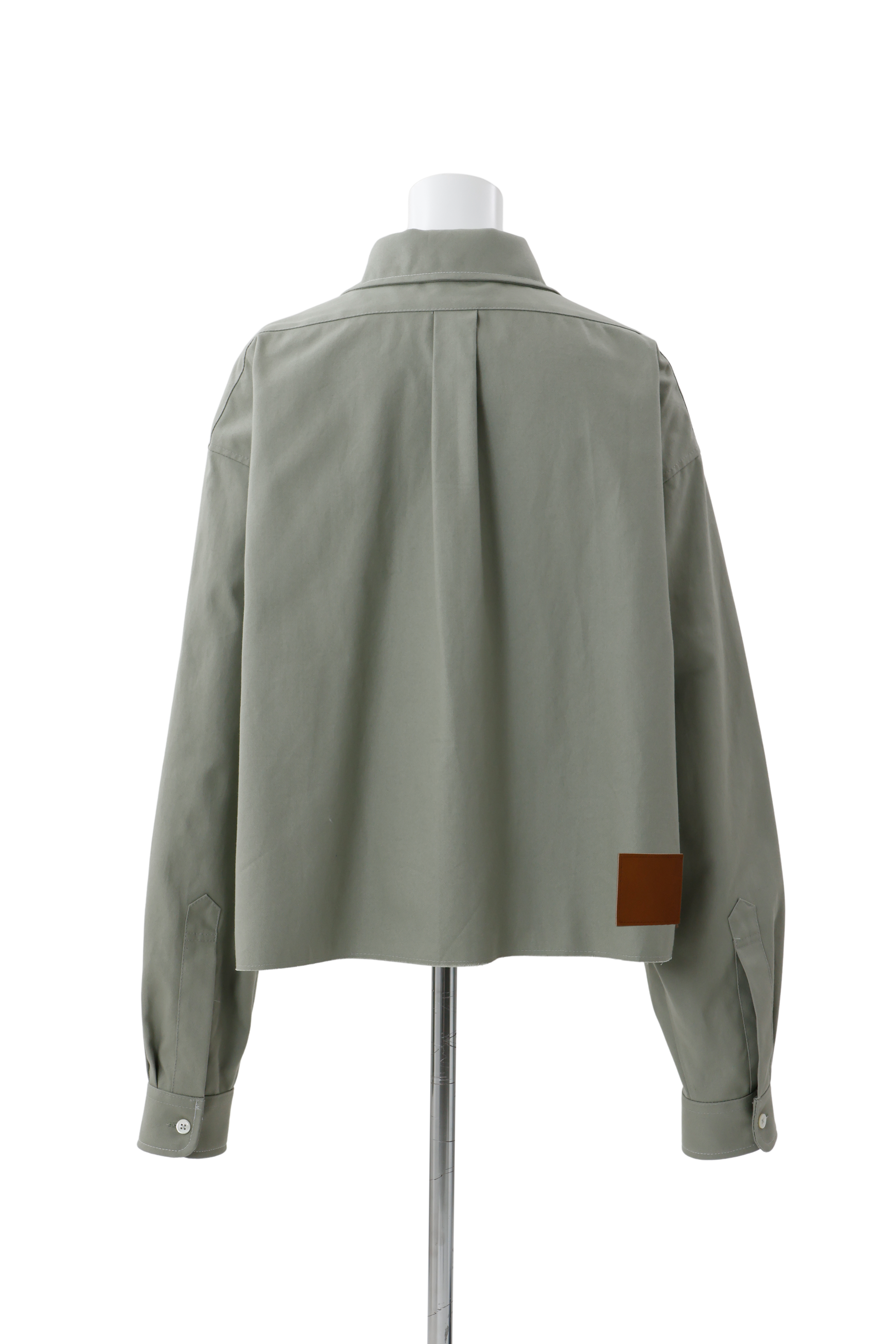 Zip shirt jacket - Green