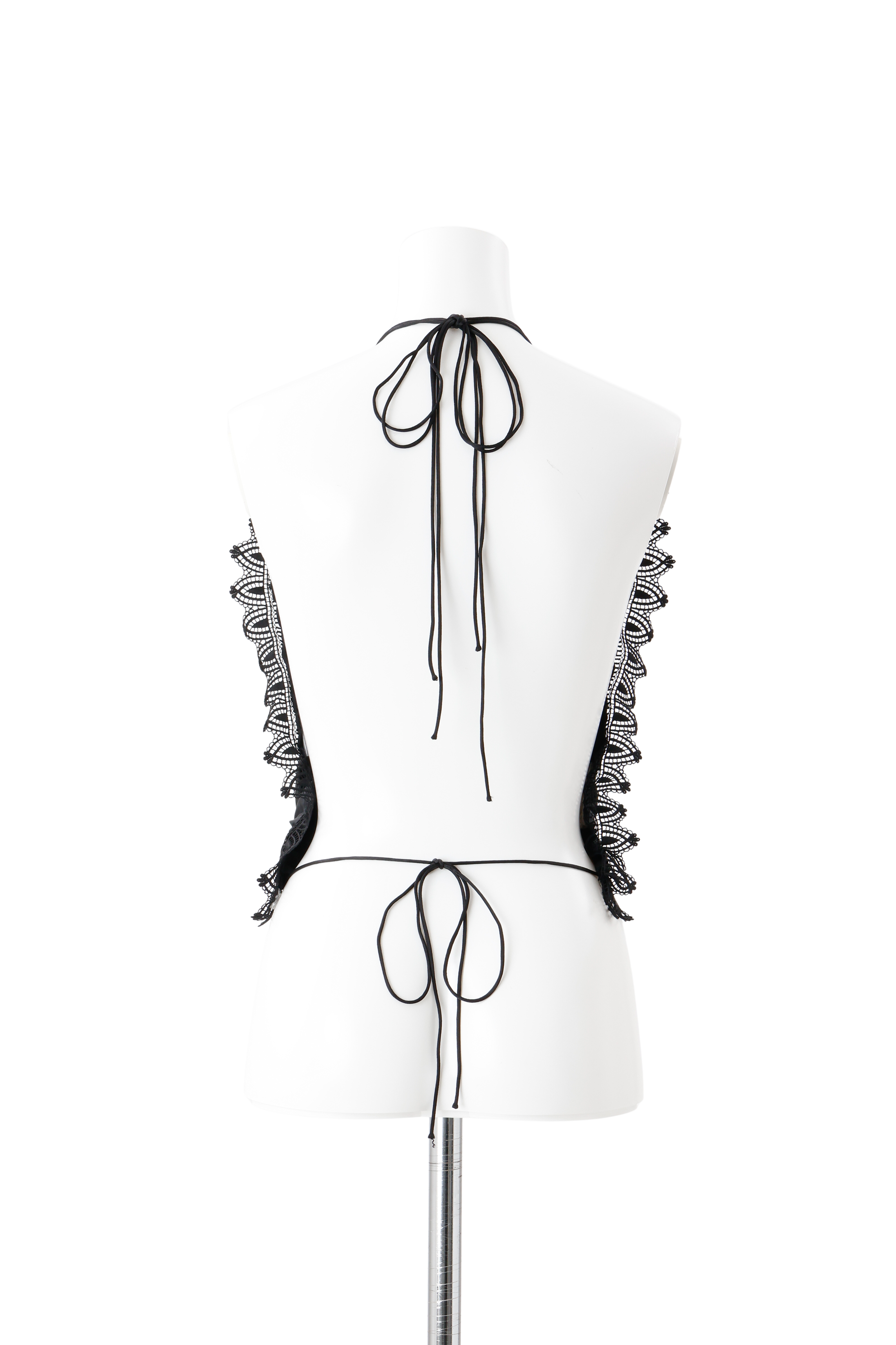 Smocking veill bustier - Black