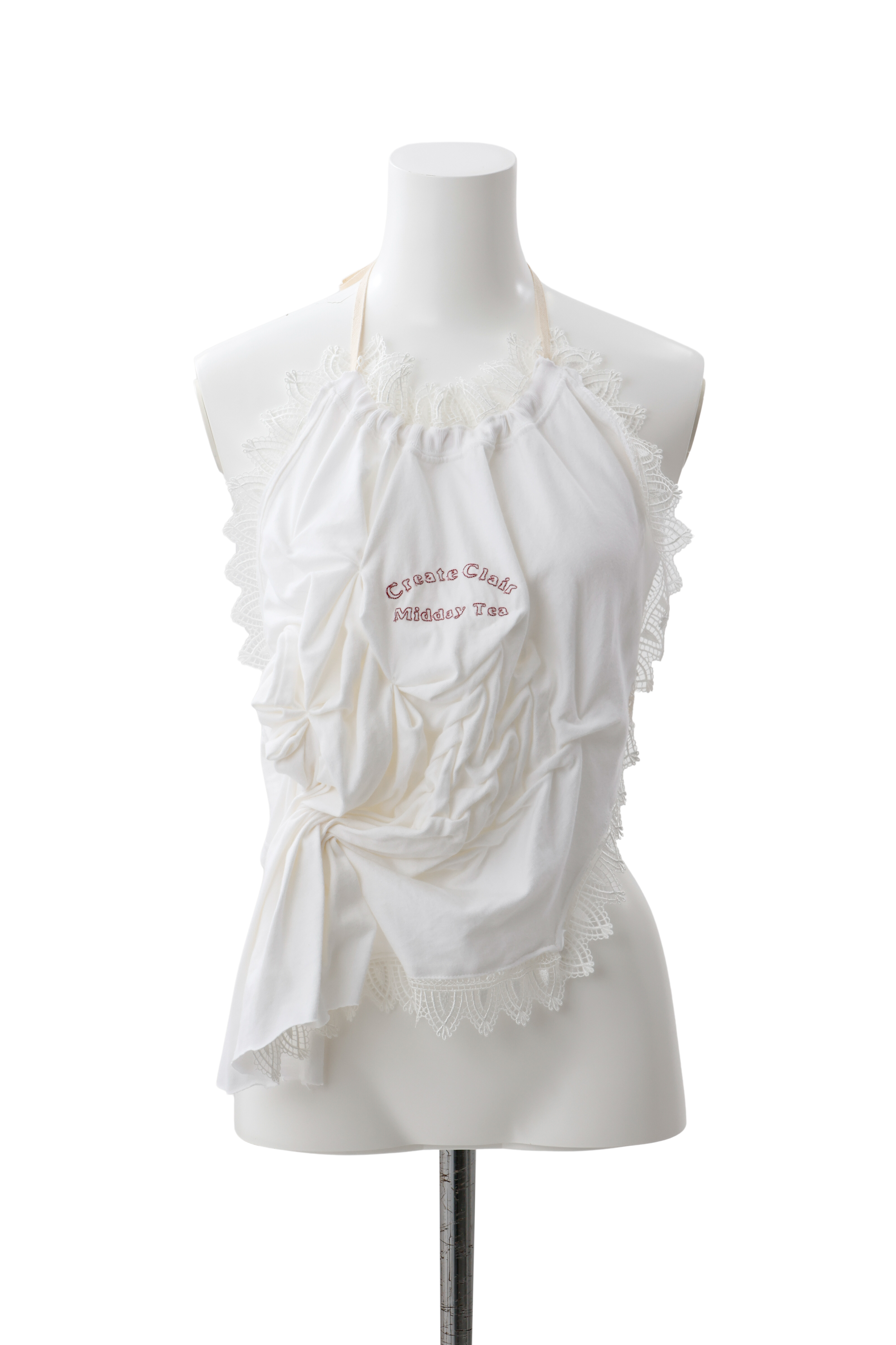 Tee-bustier - White