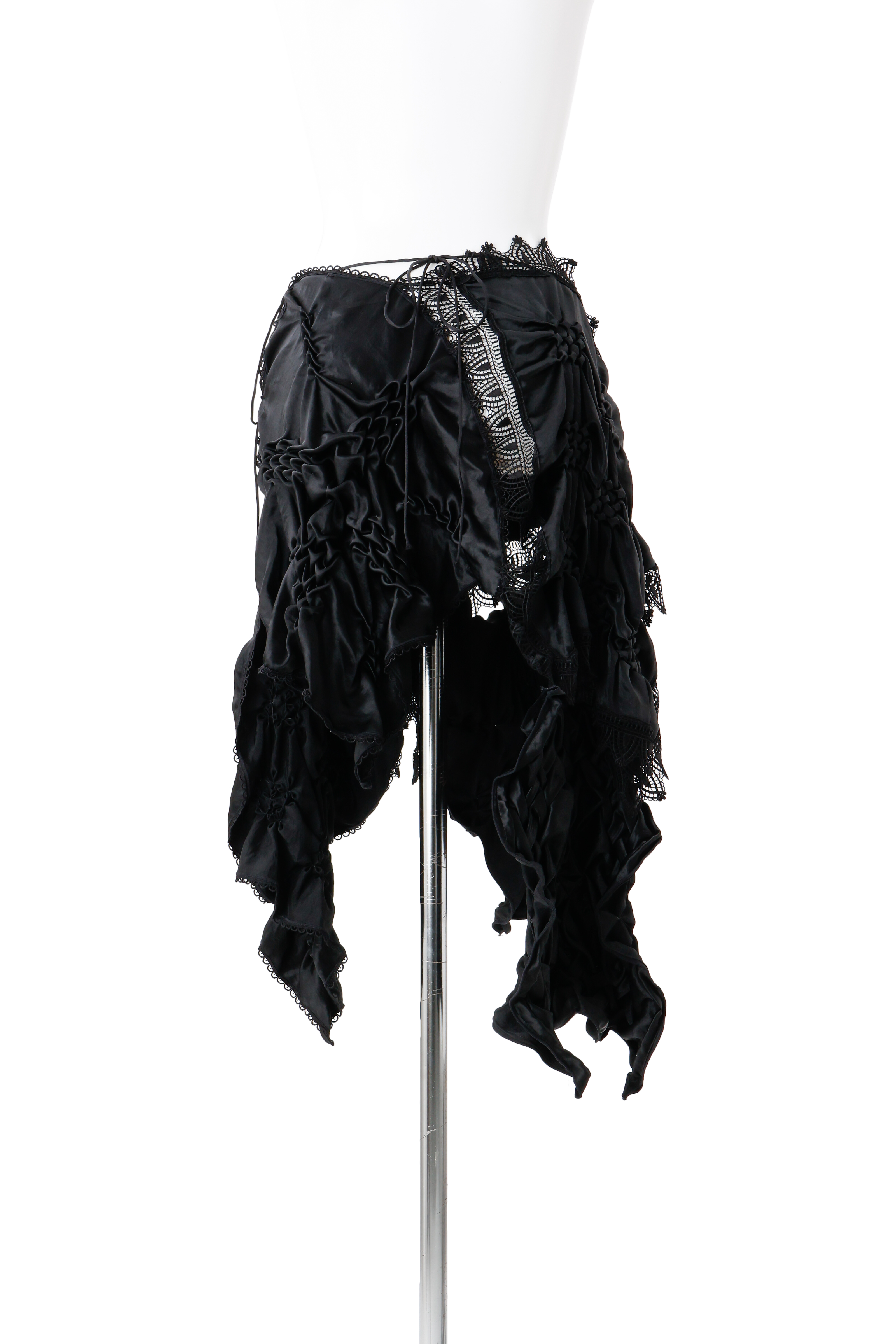 Smocking veill skirt - Black