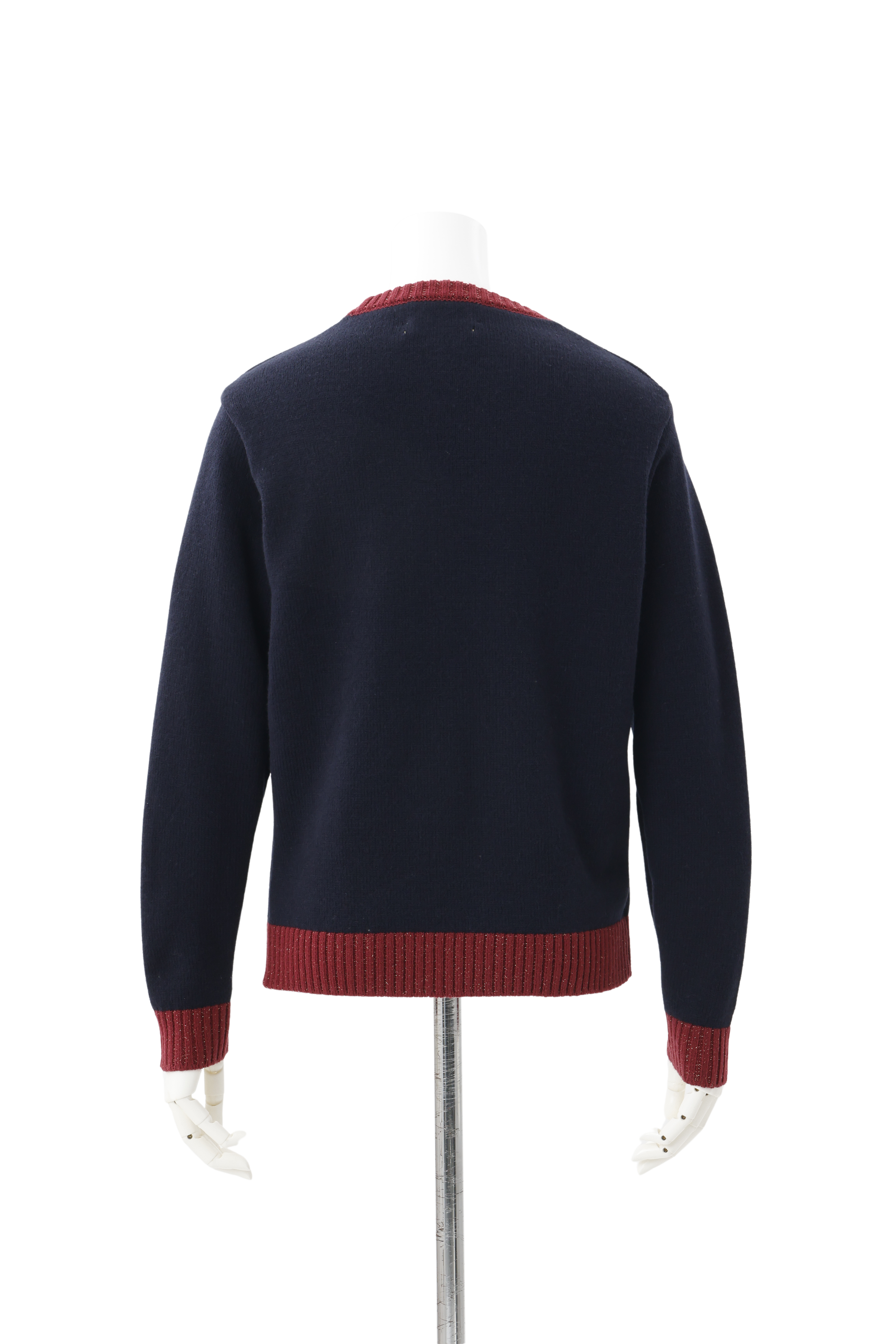Nutcracker embroidery knit - Navy