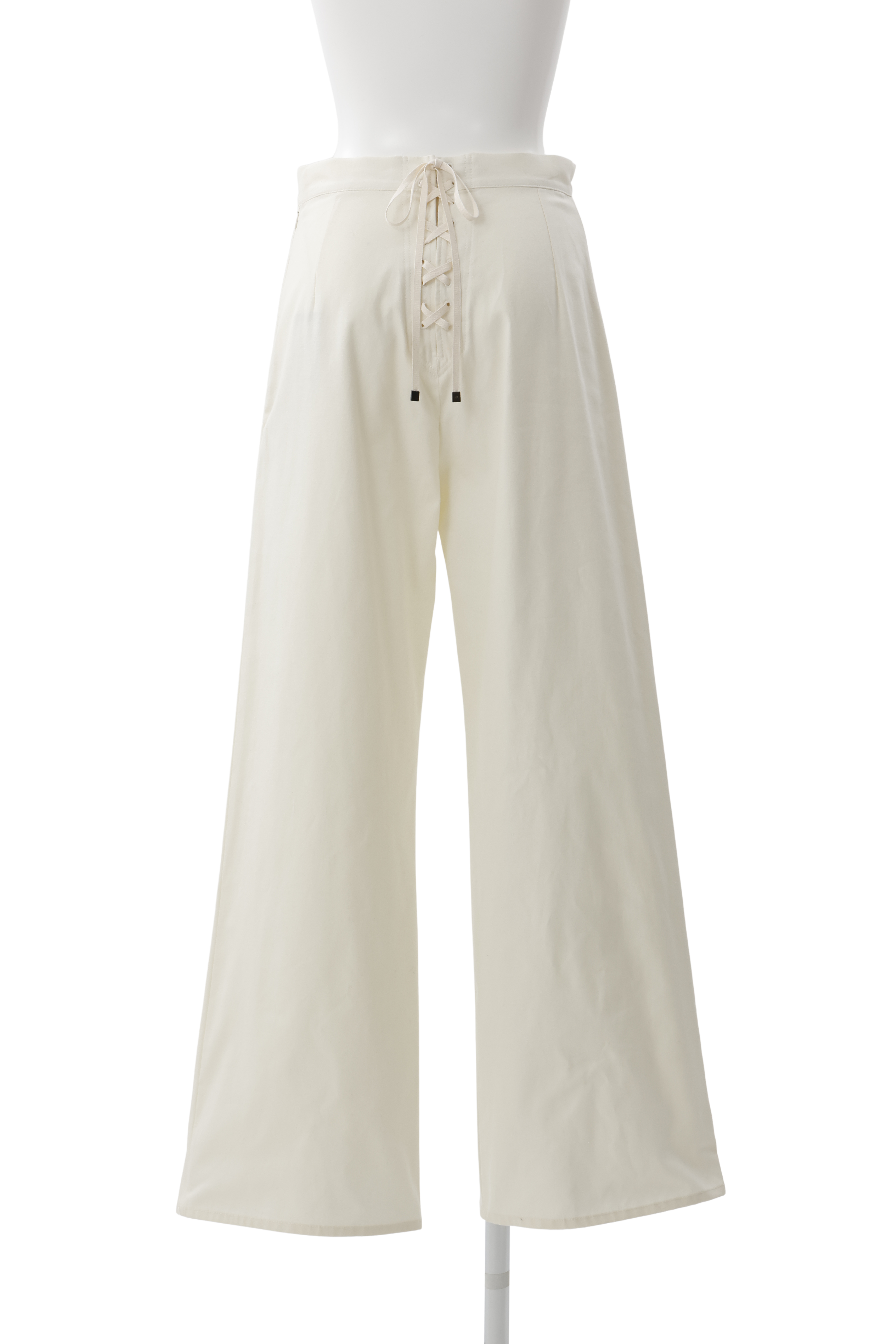 Navy sailor pants - Ivory
