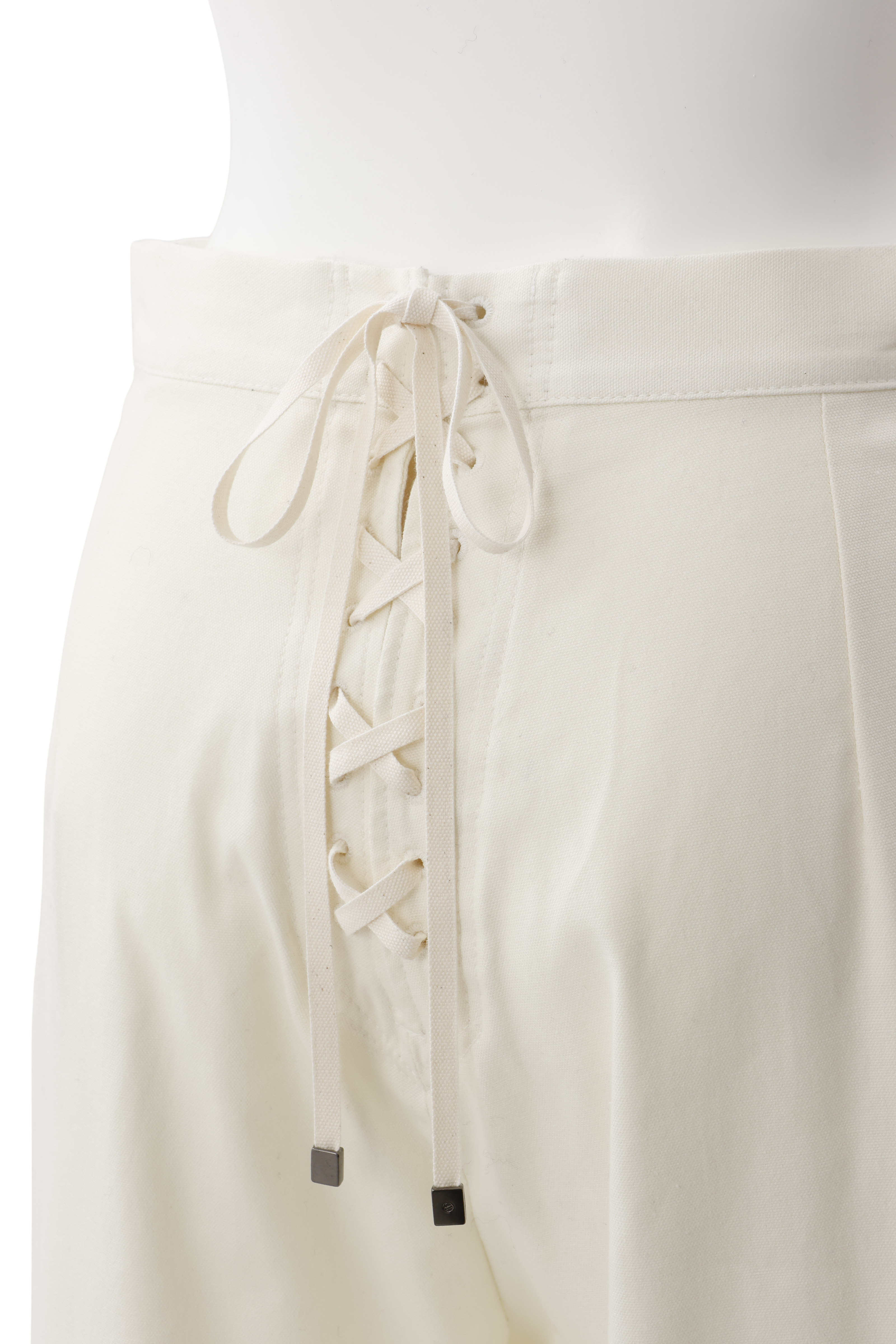 Navy sailor pants - Ivory