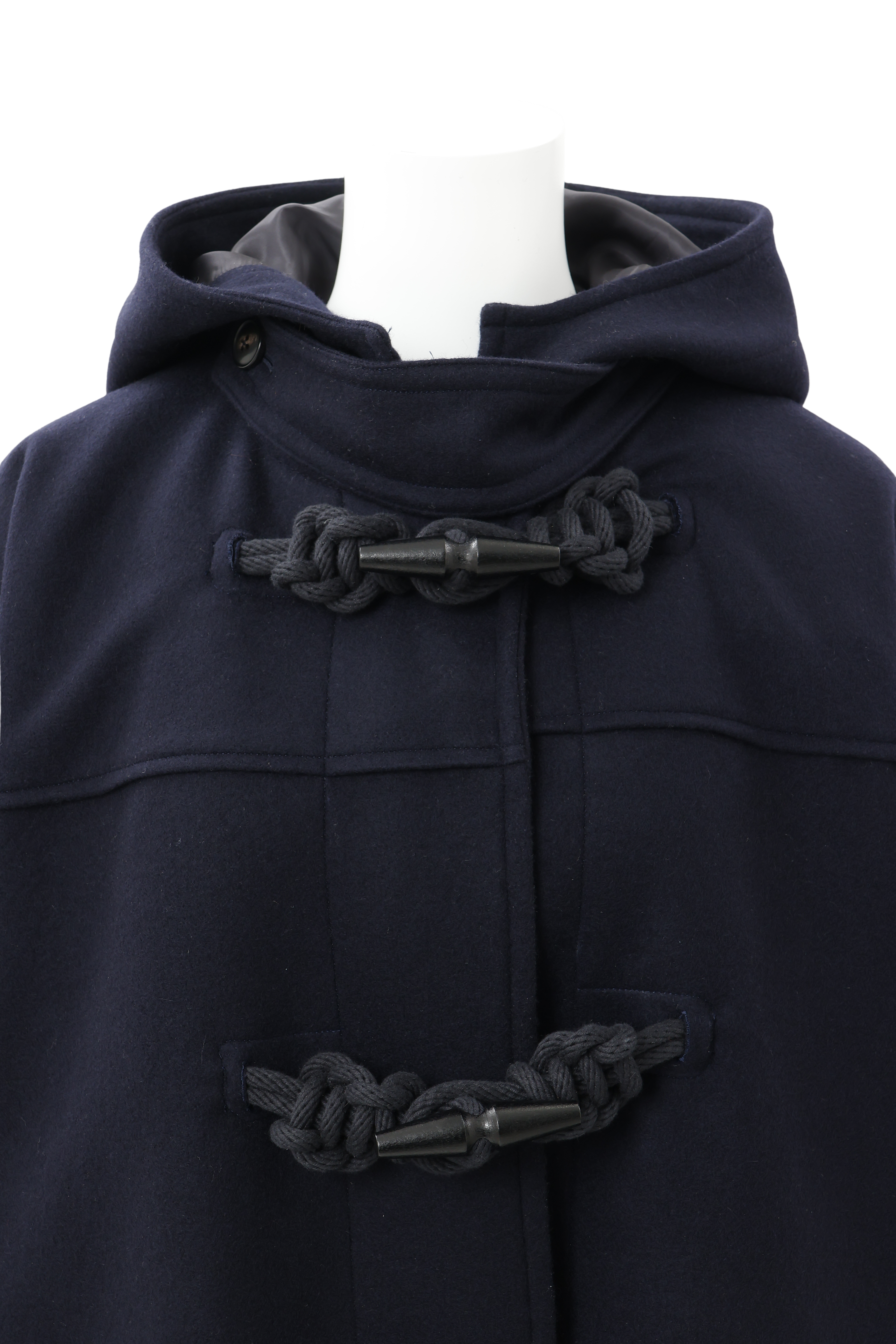 Melton duffle coat - Navy