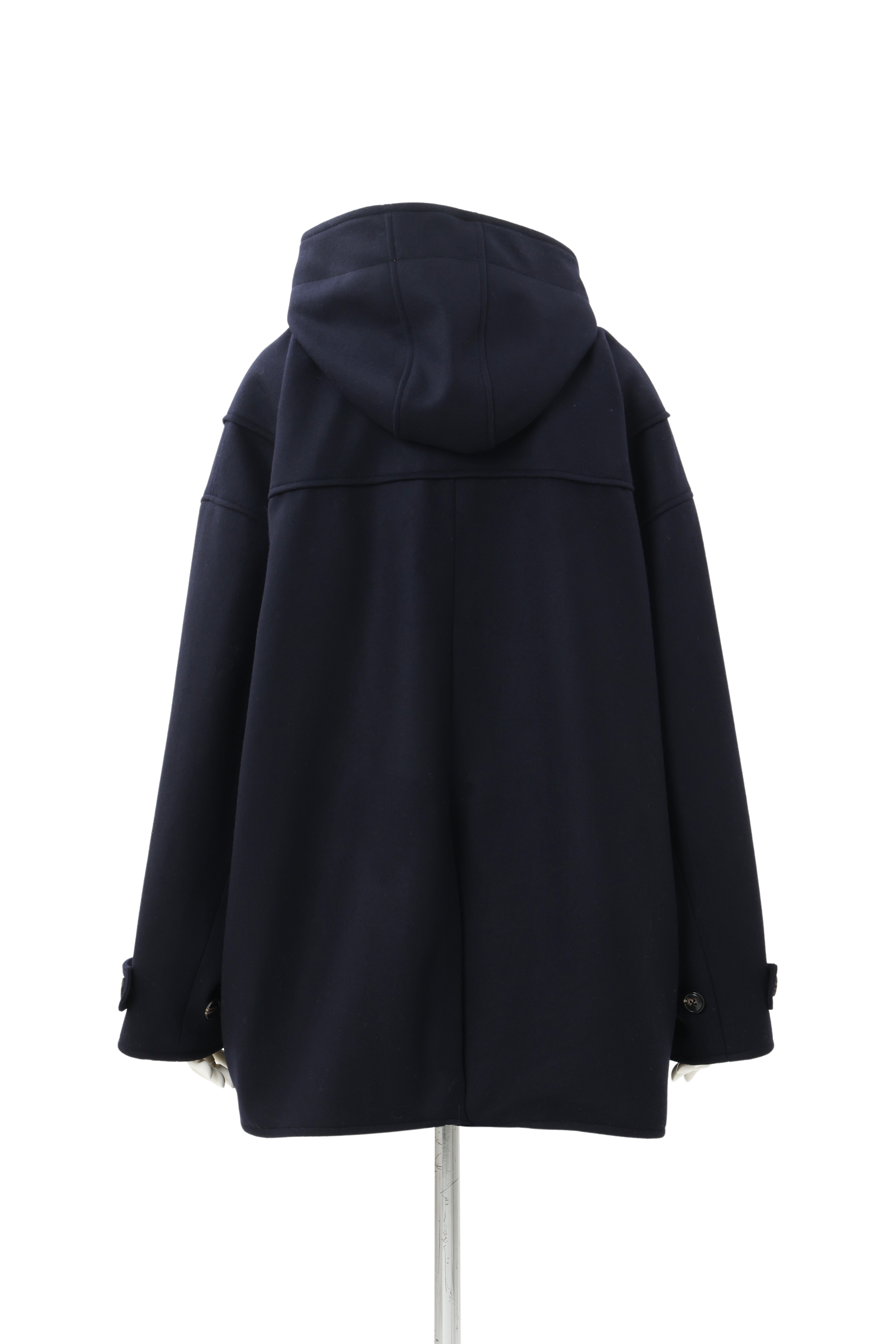 Melton duffle coat - Navy