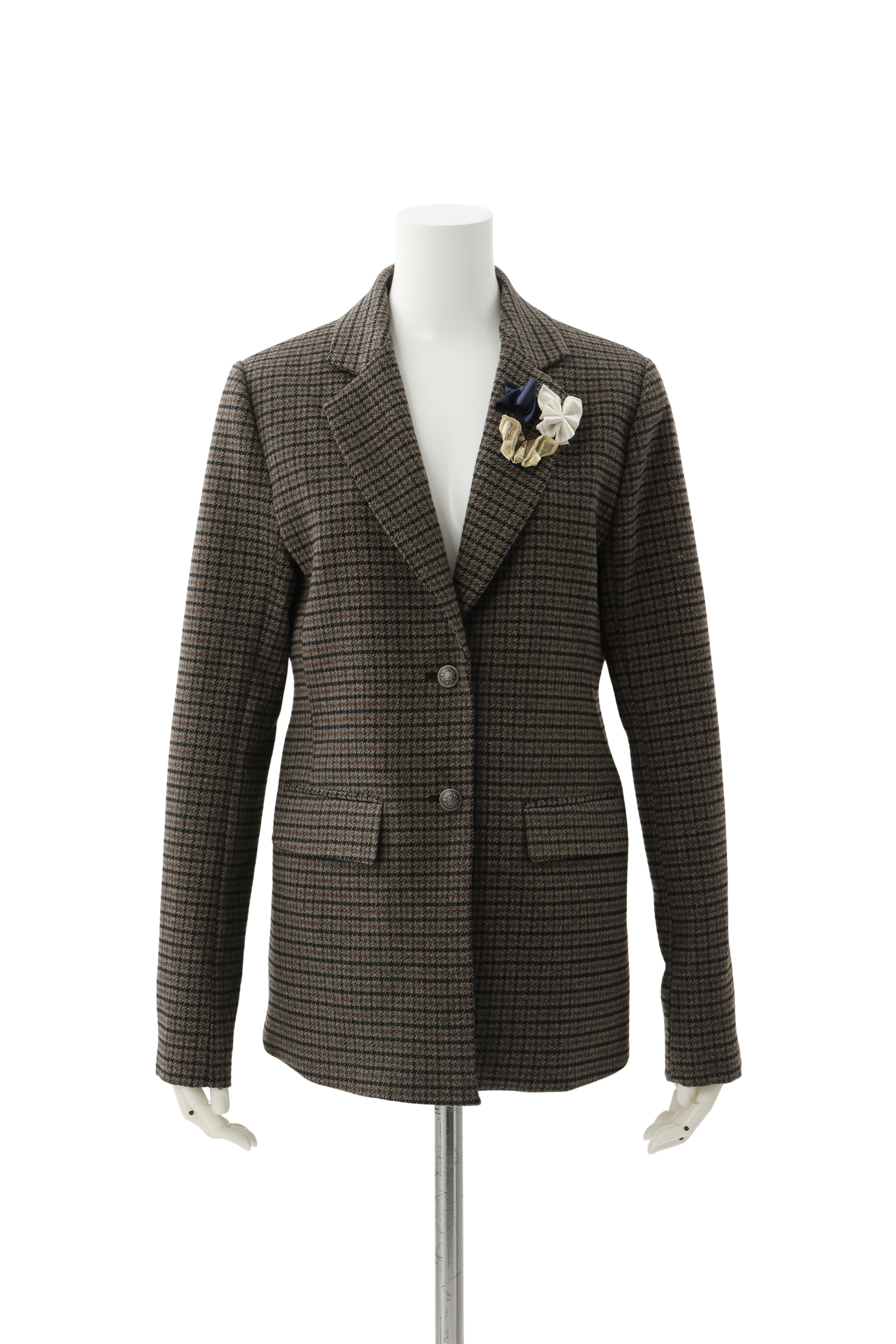 Origami jacket - Gray tweed