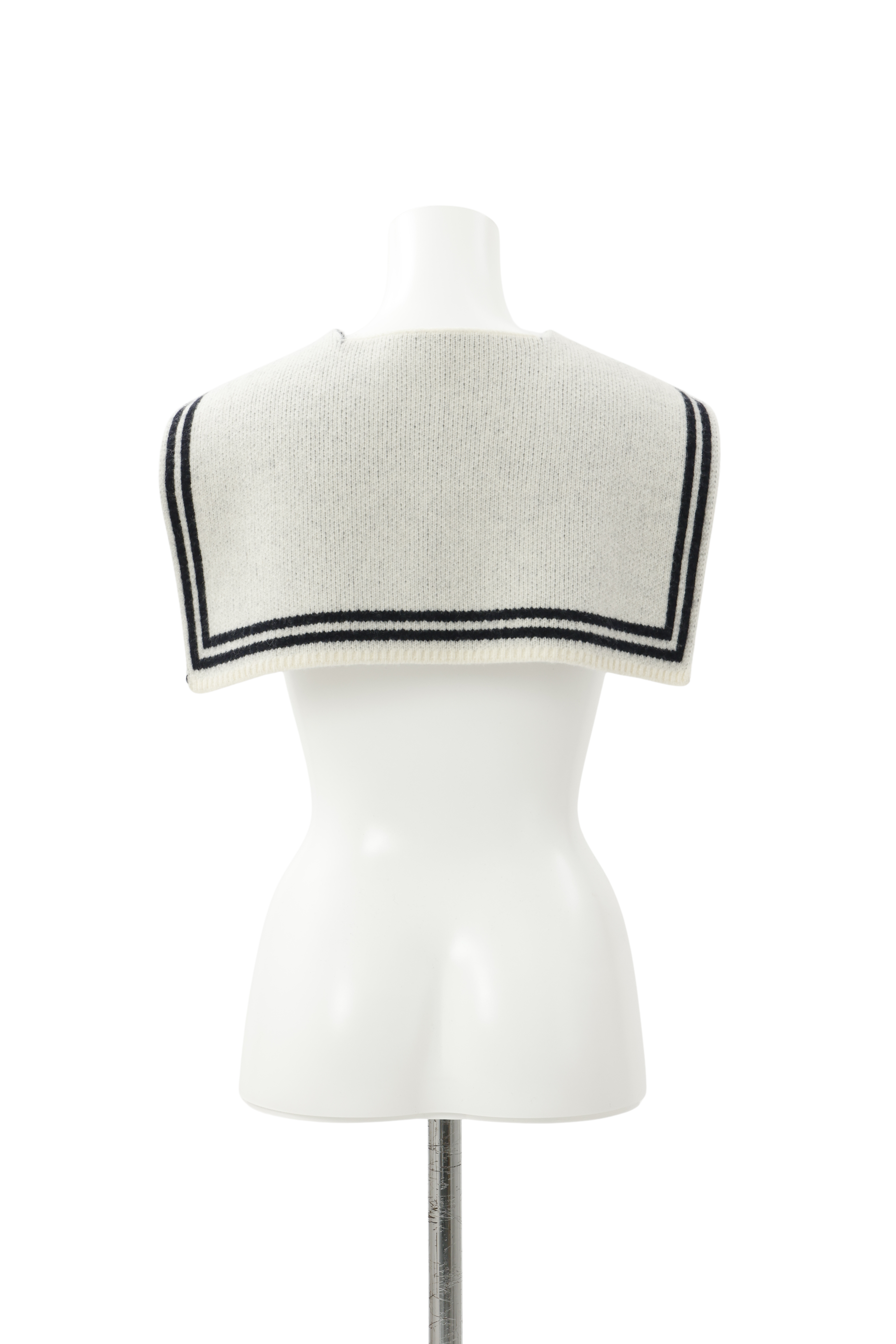 Knit sailor collar - Ivory