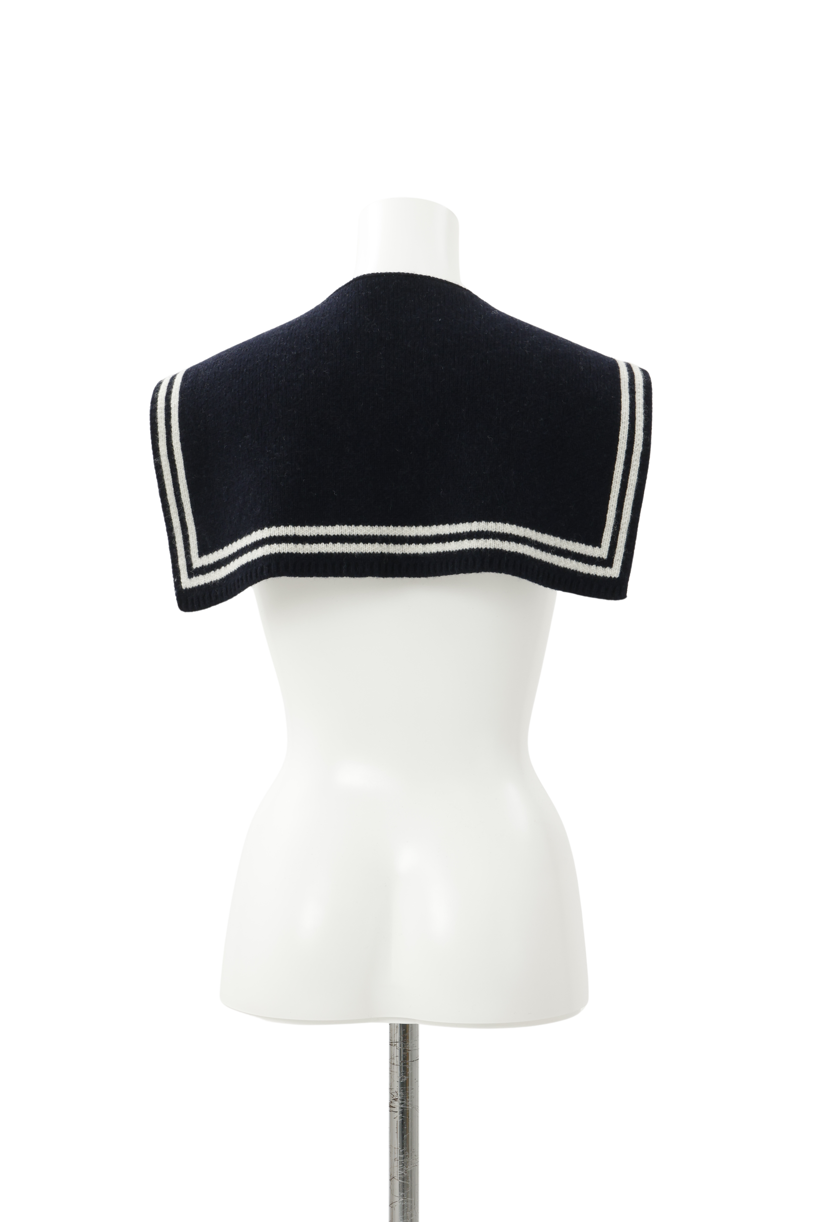 Knit sailor collar - Navy