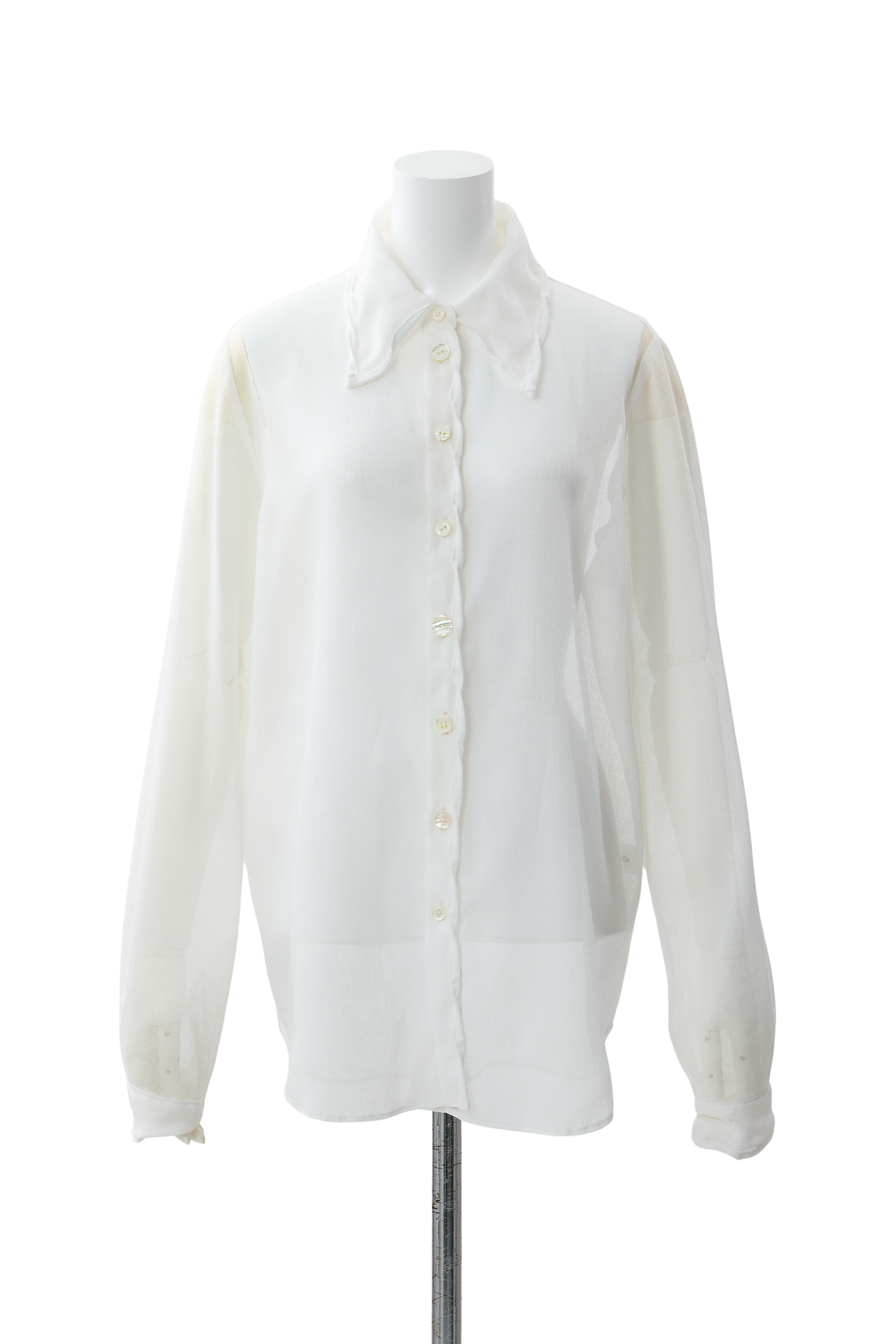 Twist edge karami shirt - Off-white
