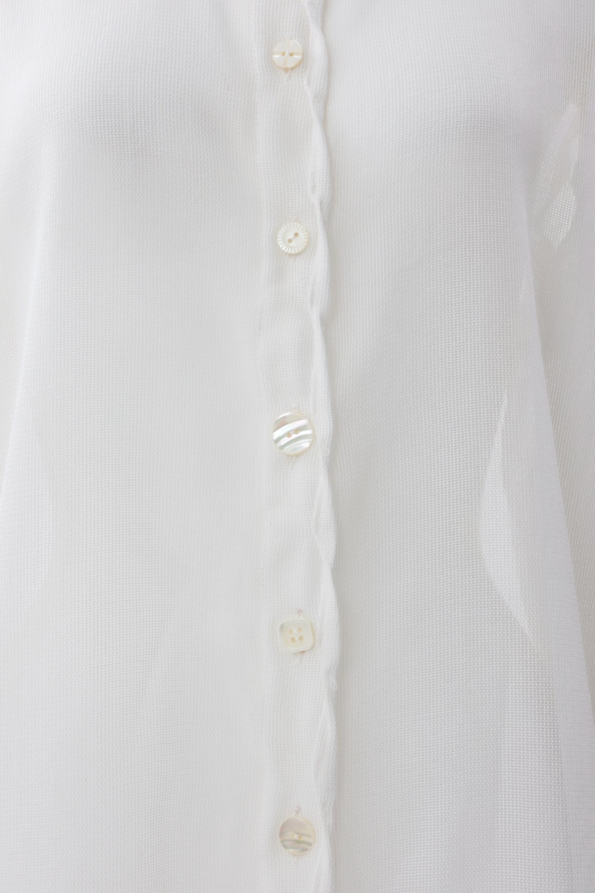 Twist edge karami shirt - Off-white