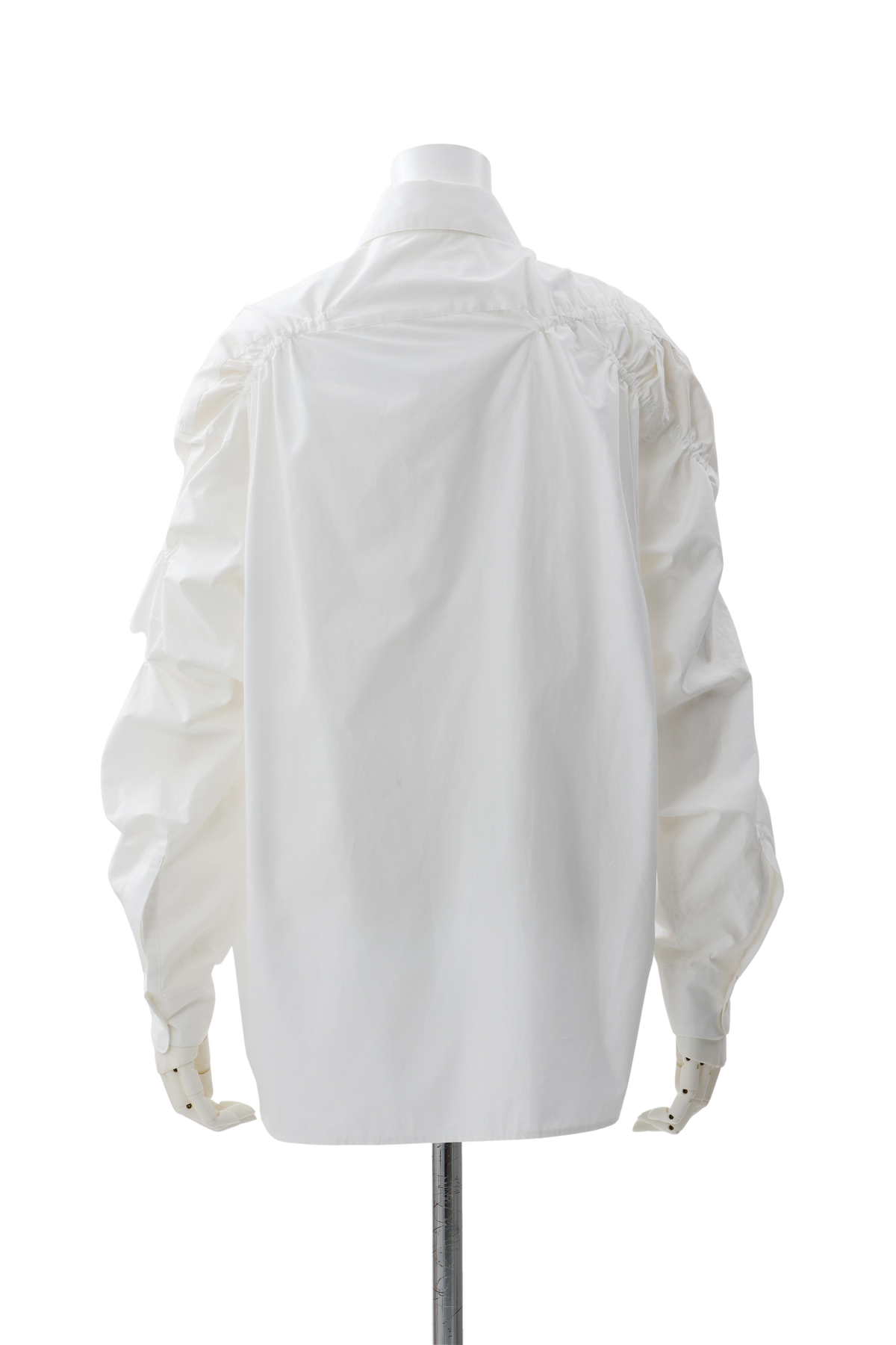 Drape deformation shirt - Off-white