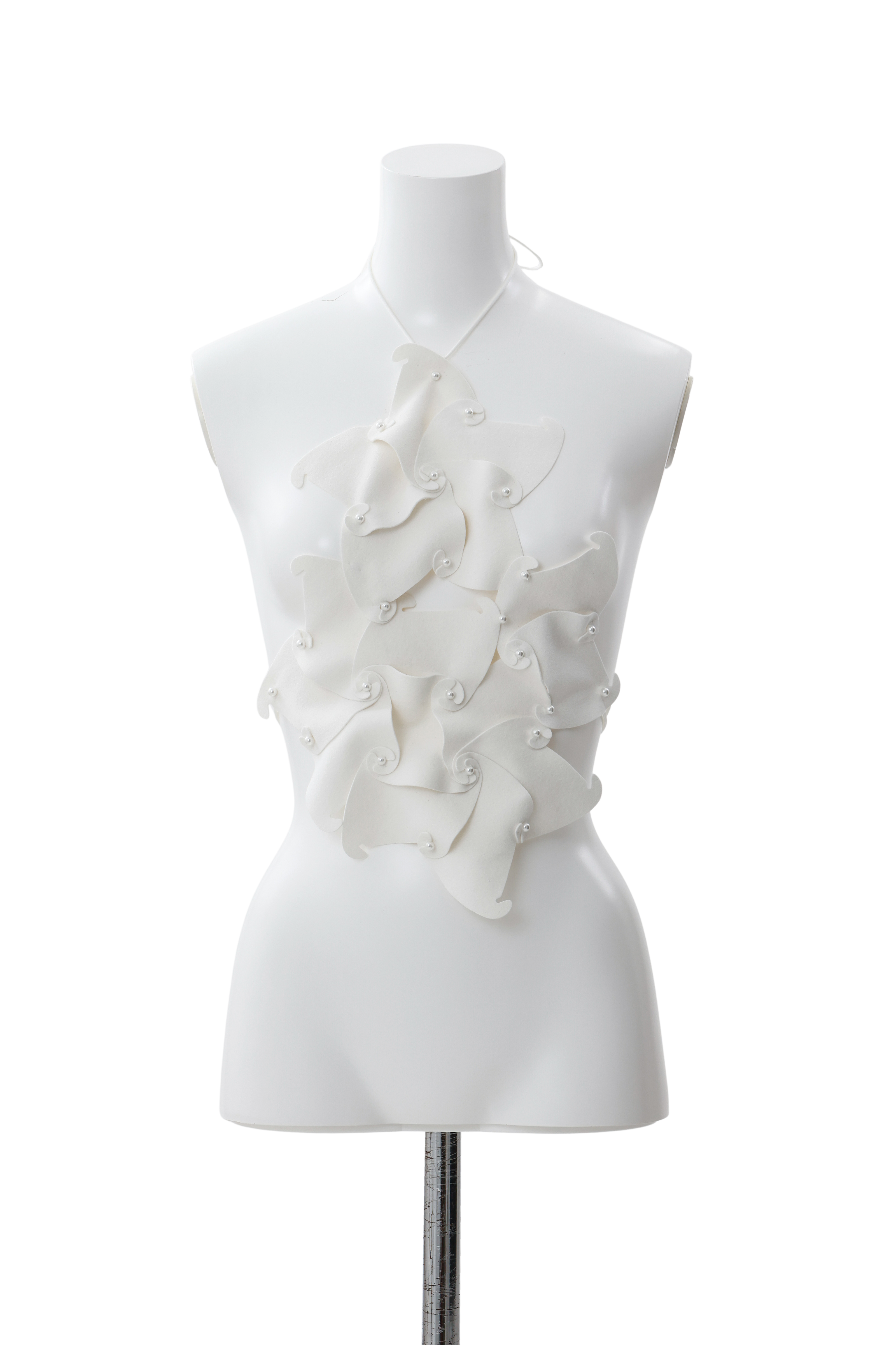 Puzzle assemble bustier - Off-white