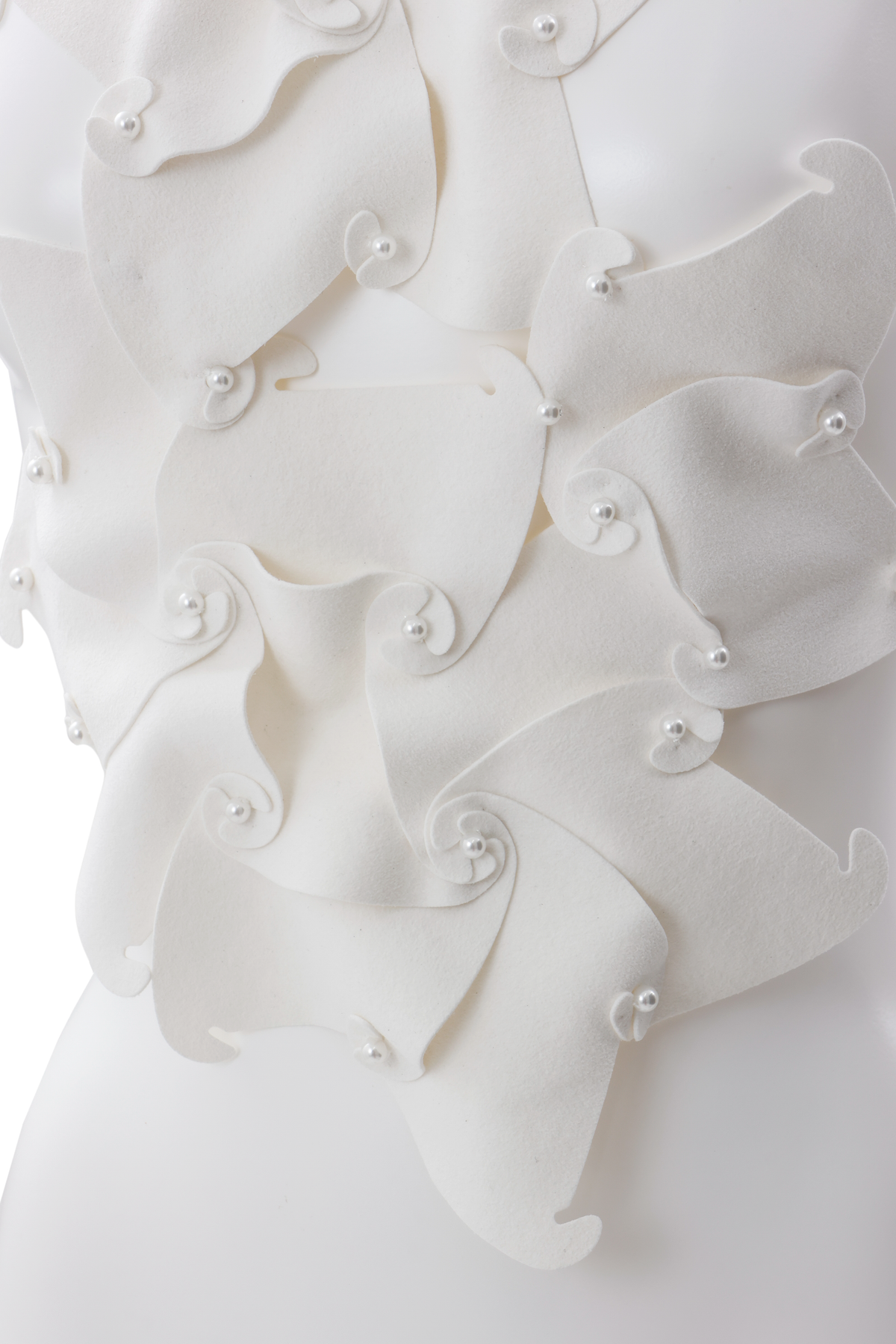 Puzzle assemble bustier - Off-white