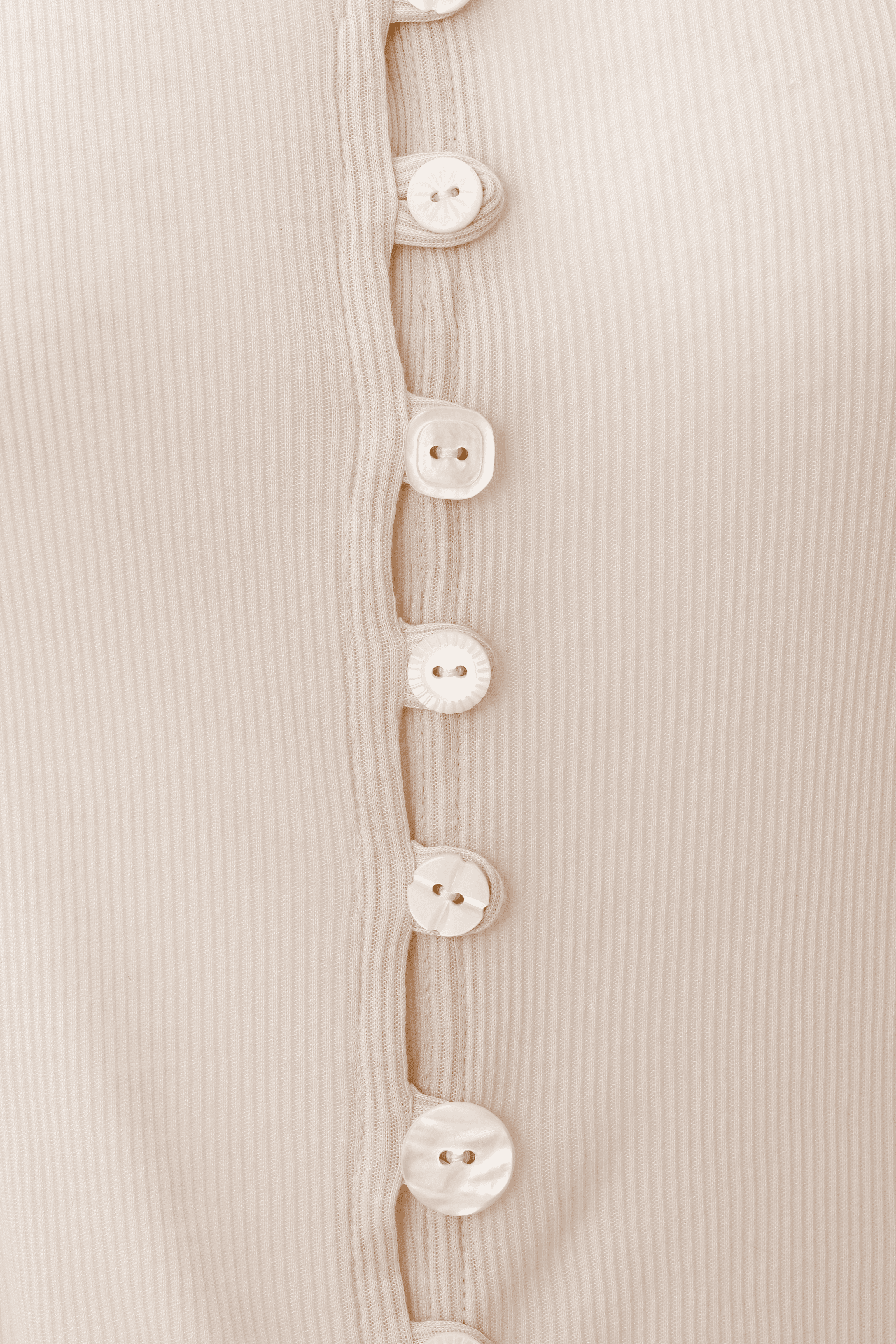 Sheer shell cardigan - Beige