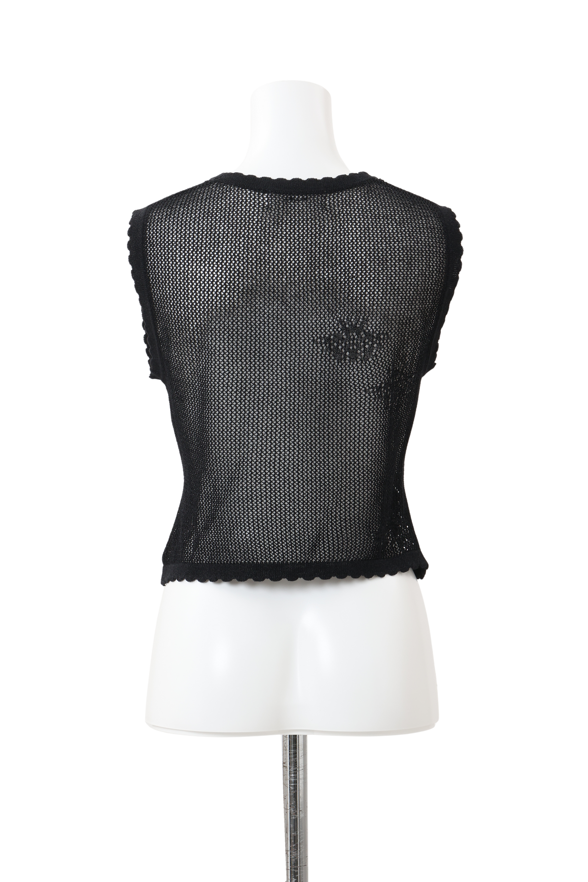 Lace Knit top - Black