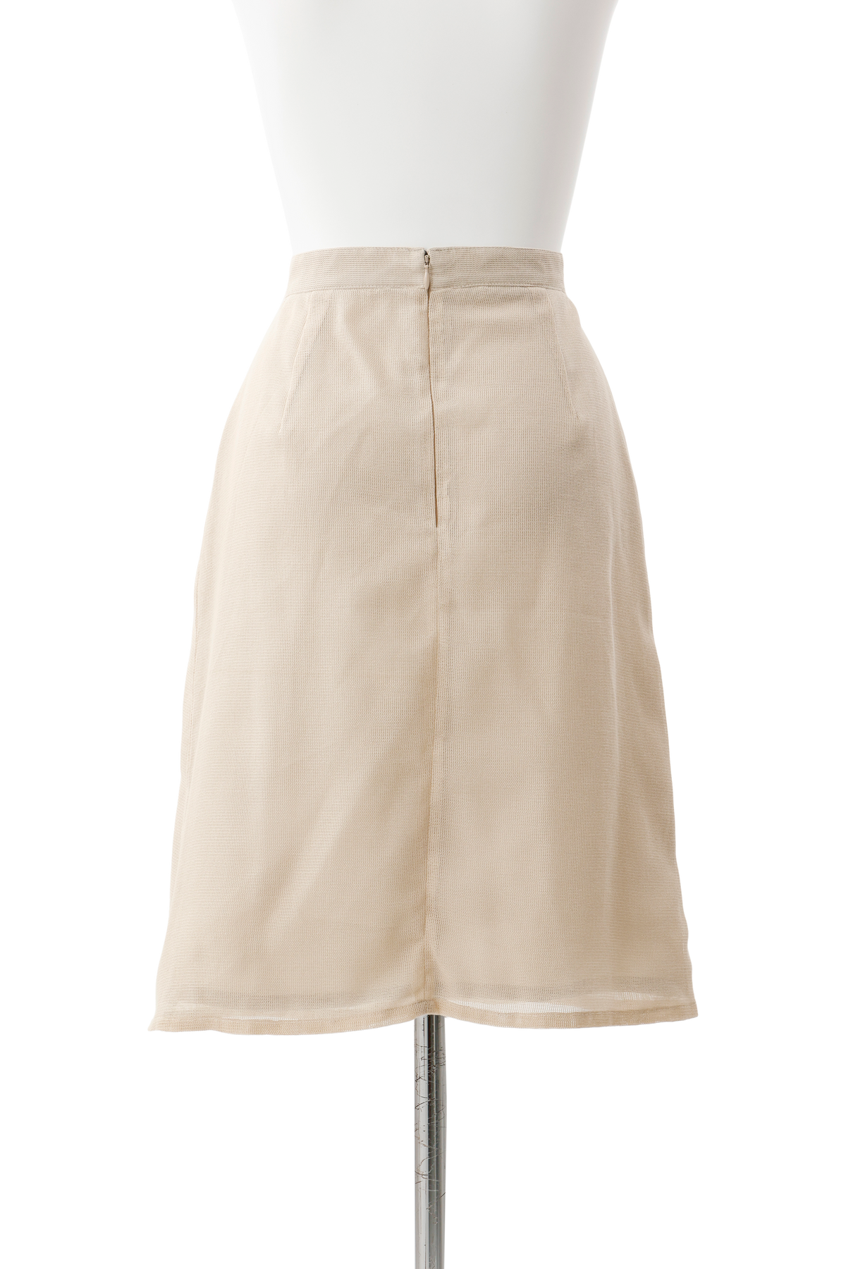 Shell button karami skirt - Beige