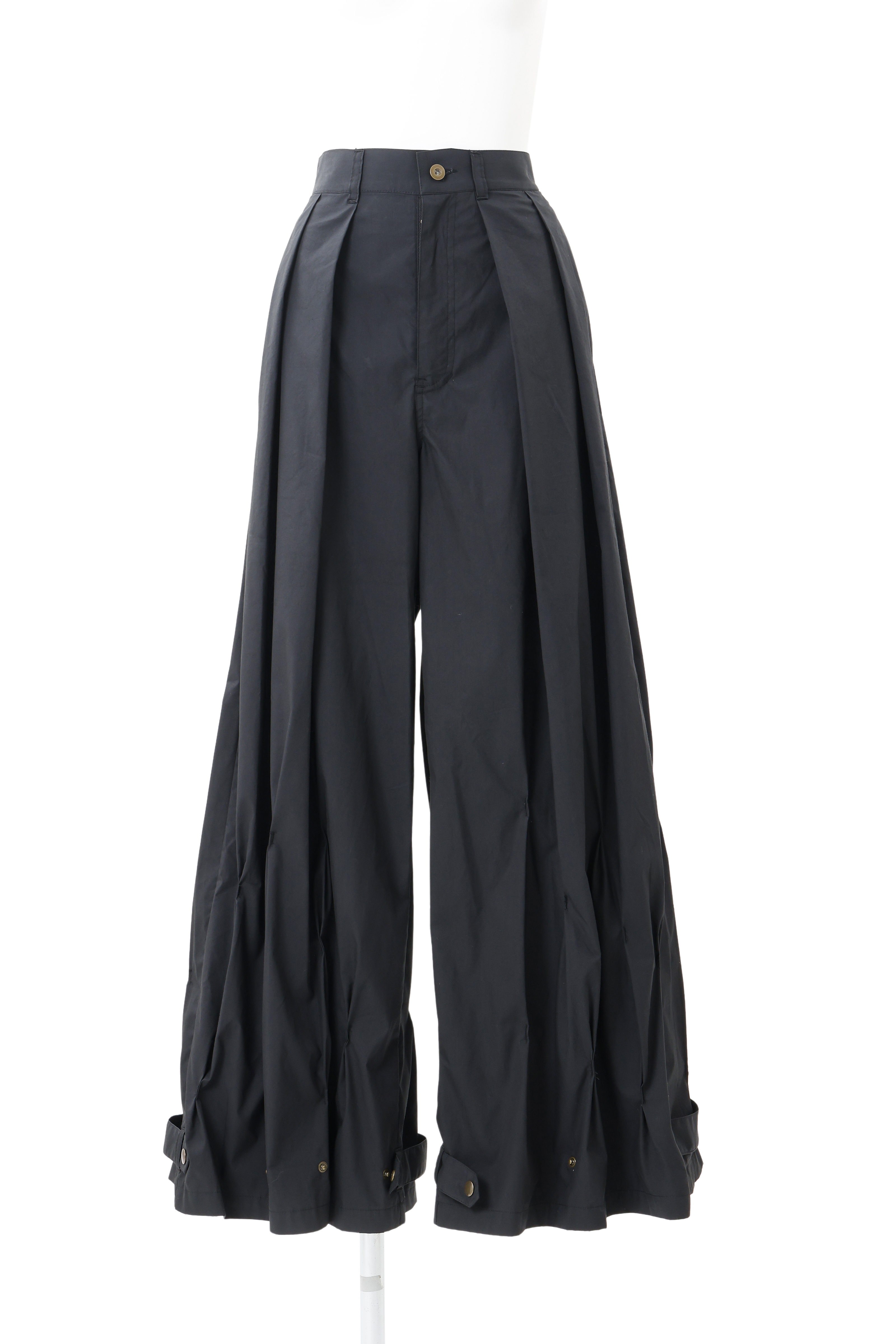 Tuck palazzo pants - Black